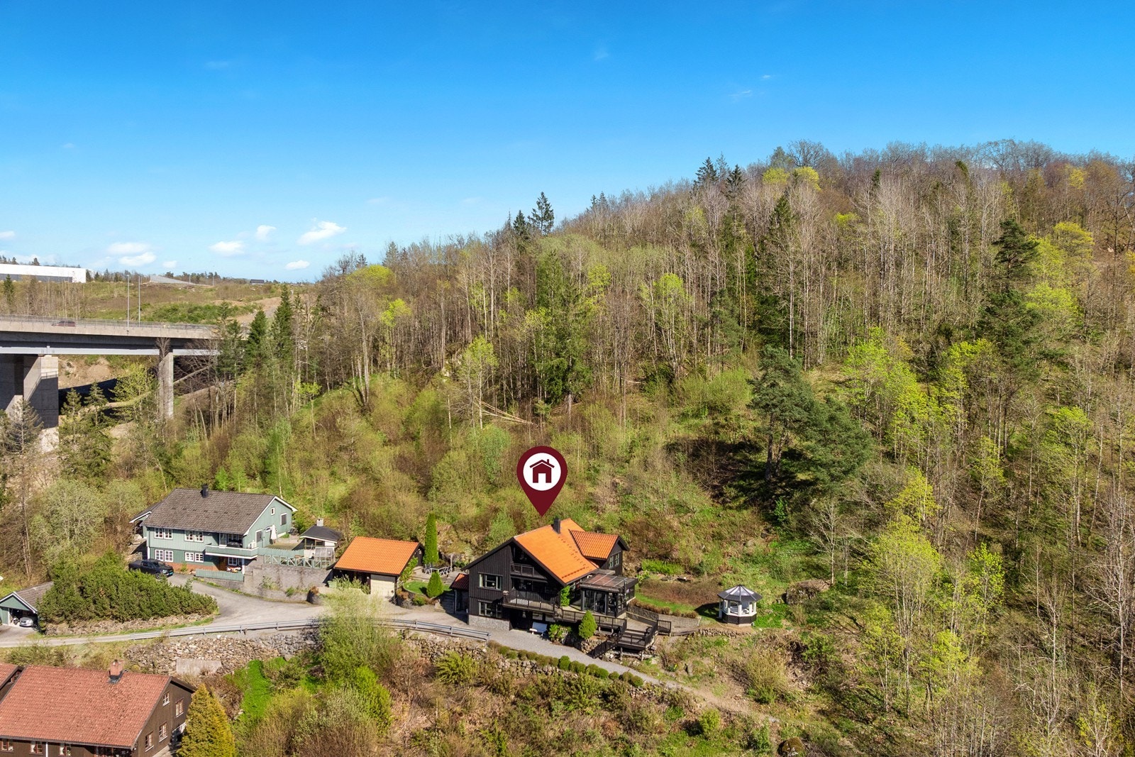 Dronefoto Galleribilde