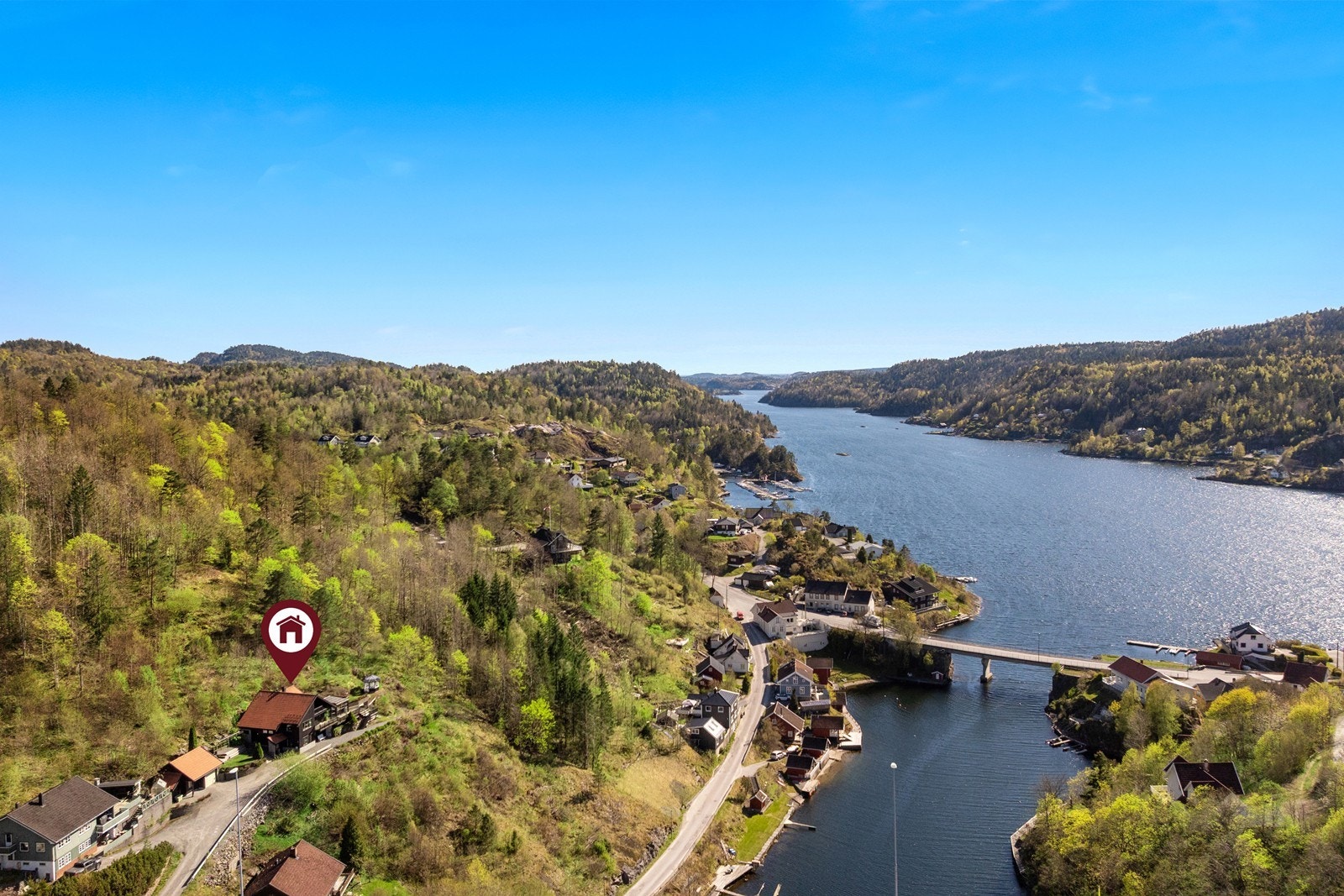Dronefoto Galleribilde