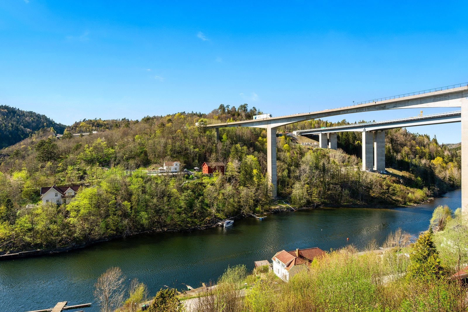 Utsikt fra terrasse Galleribilde