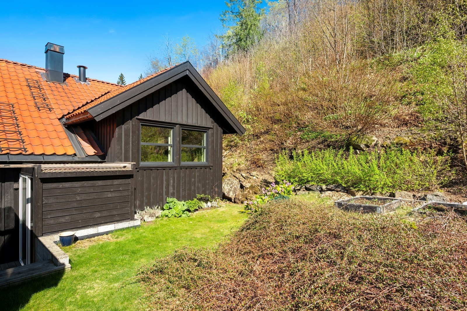Del av hage Galleribilde
