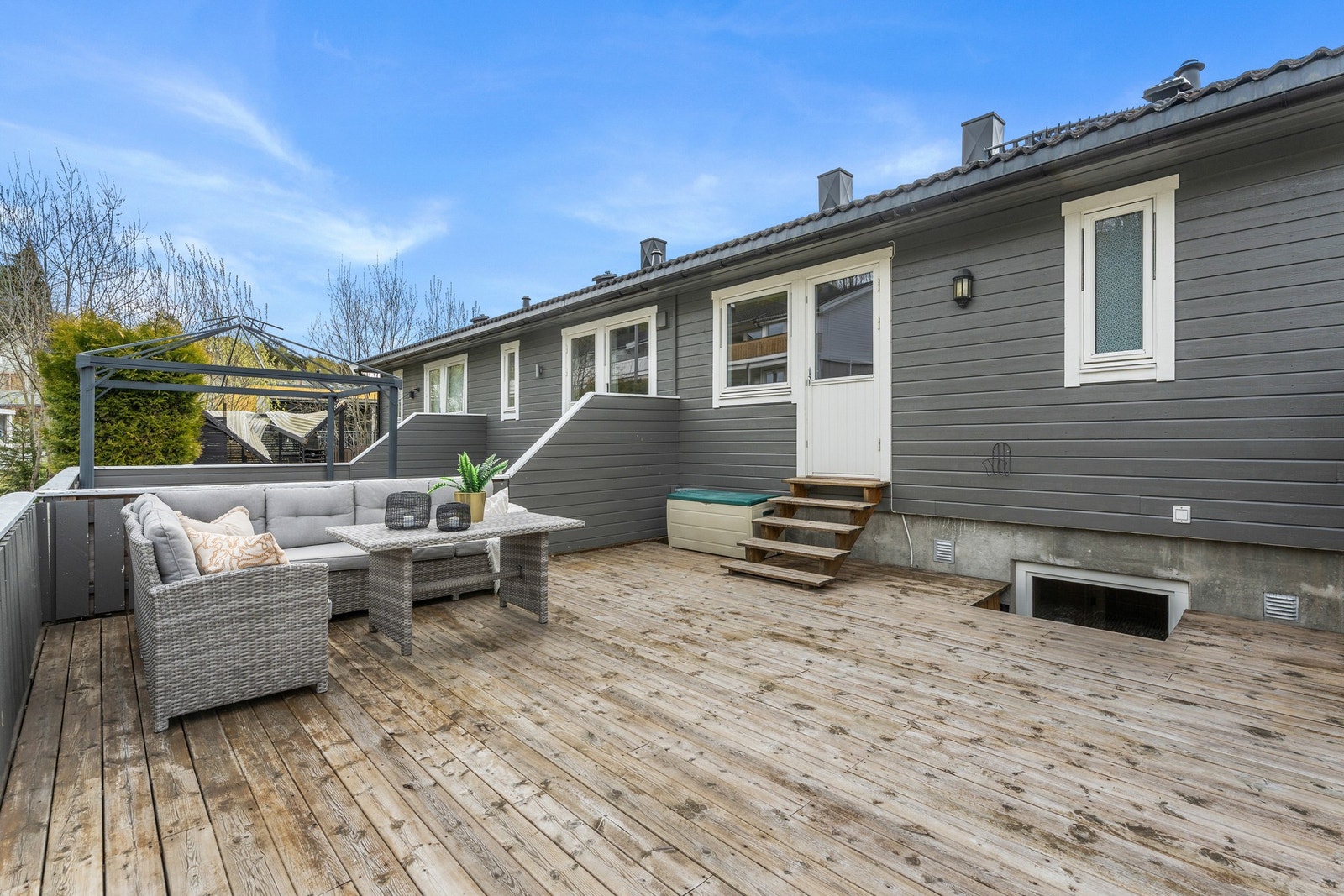 Stor terrasse på hele 33 kvm Galleribilde