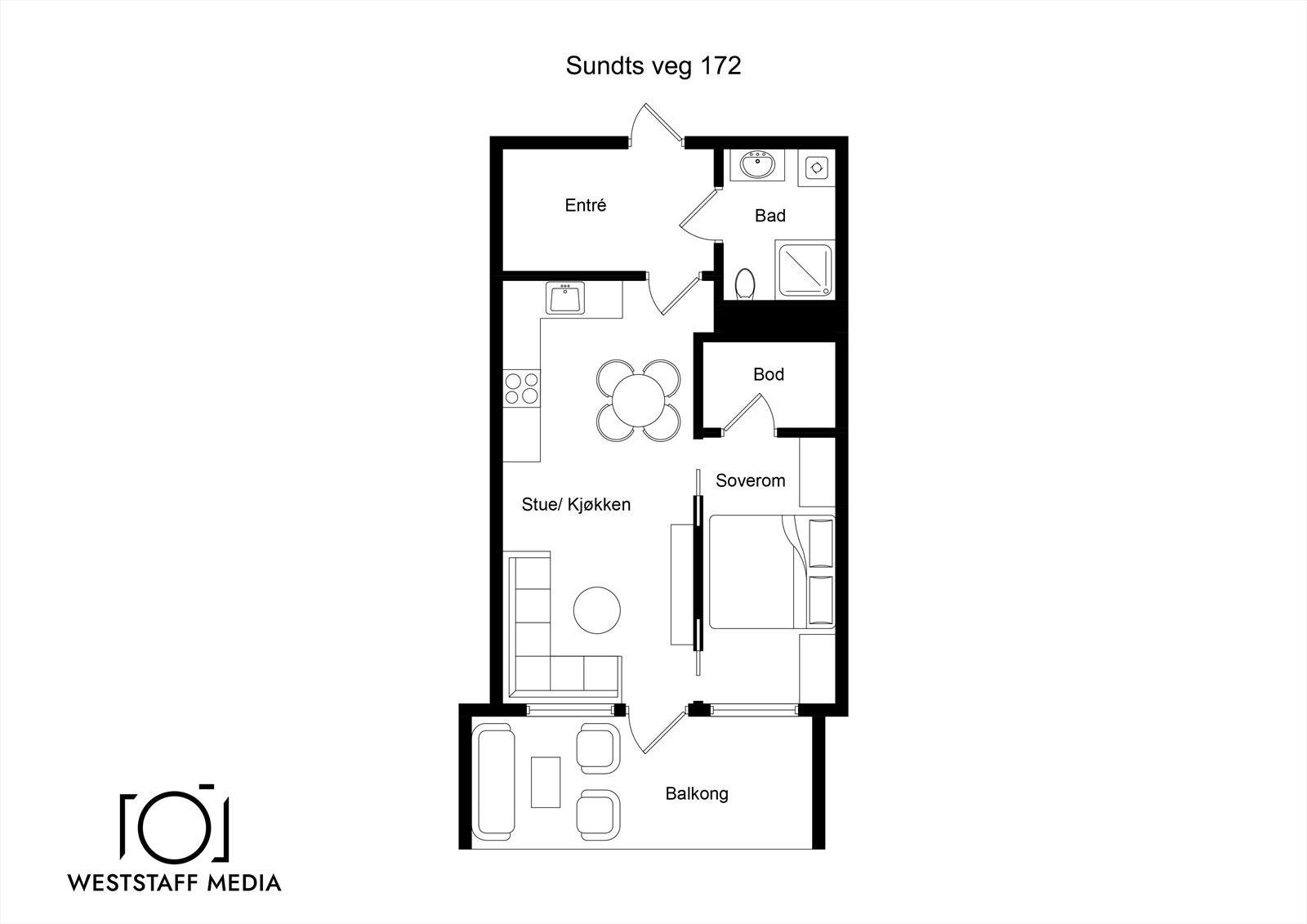 Plantegning Galleribilde
