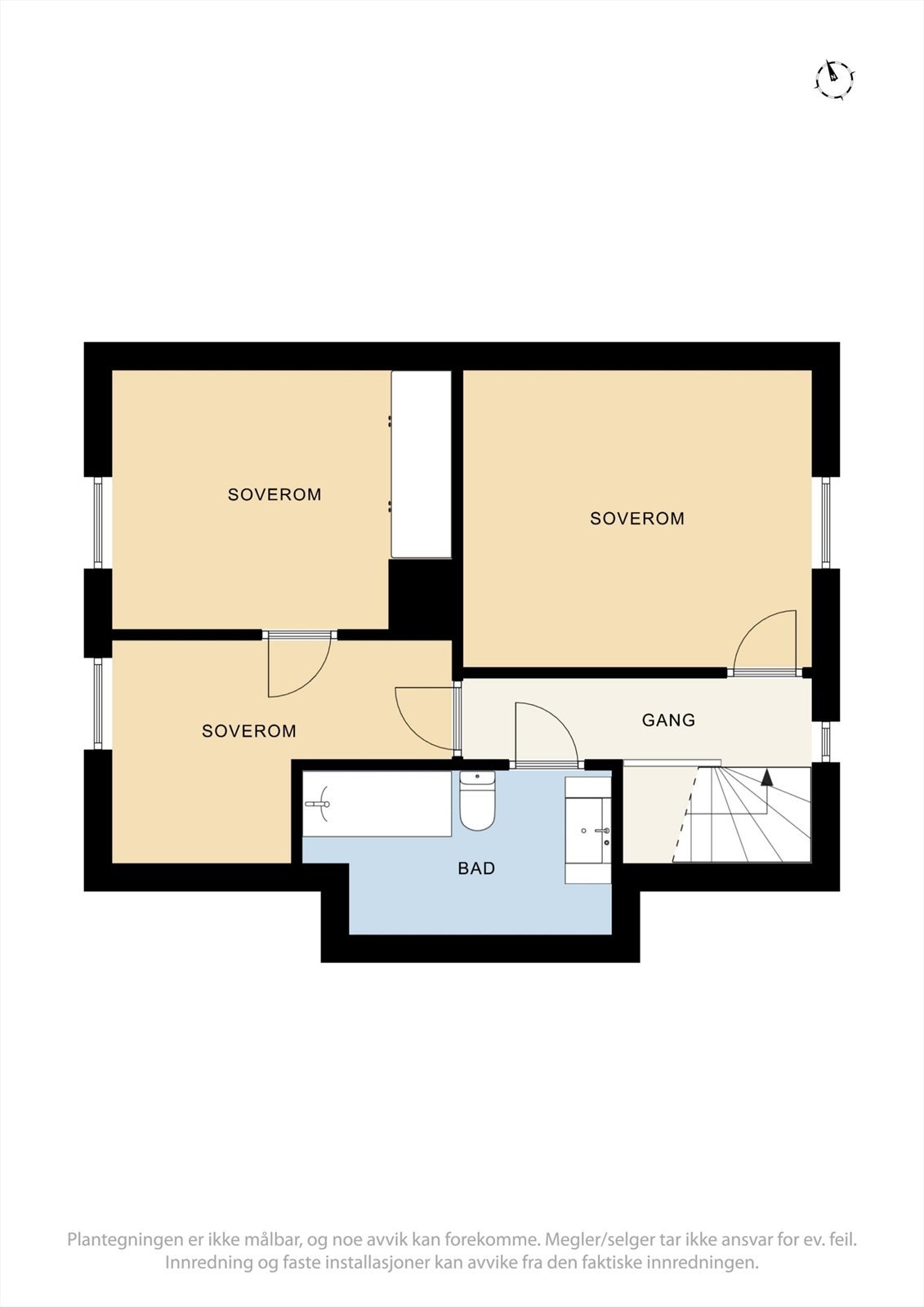 Plantegning - 2.etg./loft Galleribilde