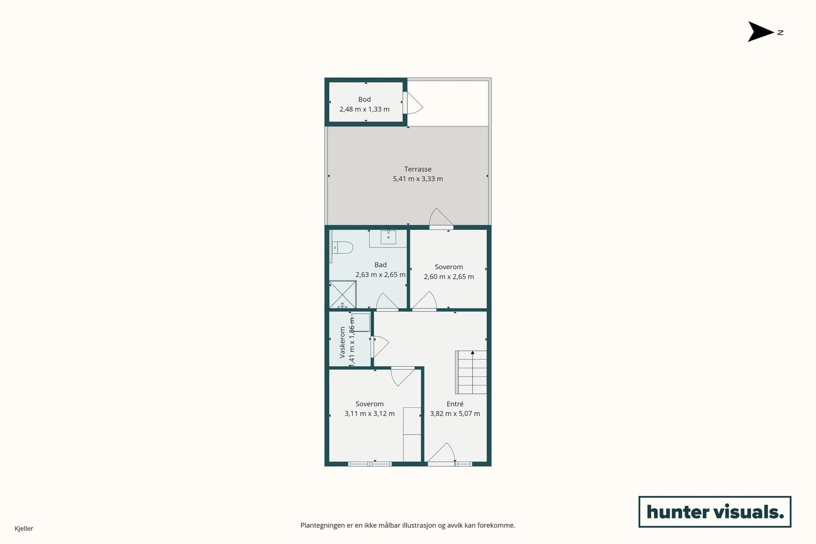 Planskisse bakkeplan Galleribilde