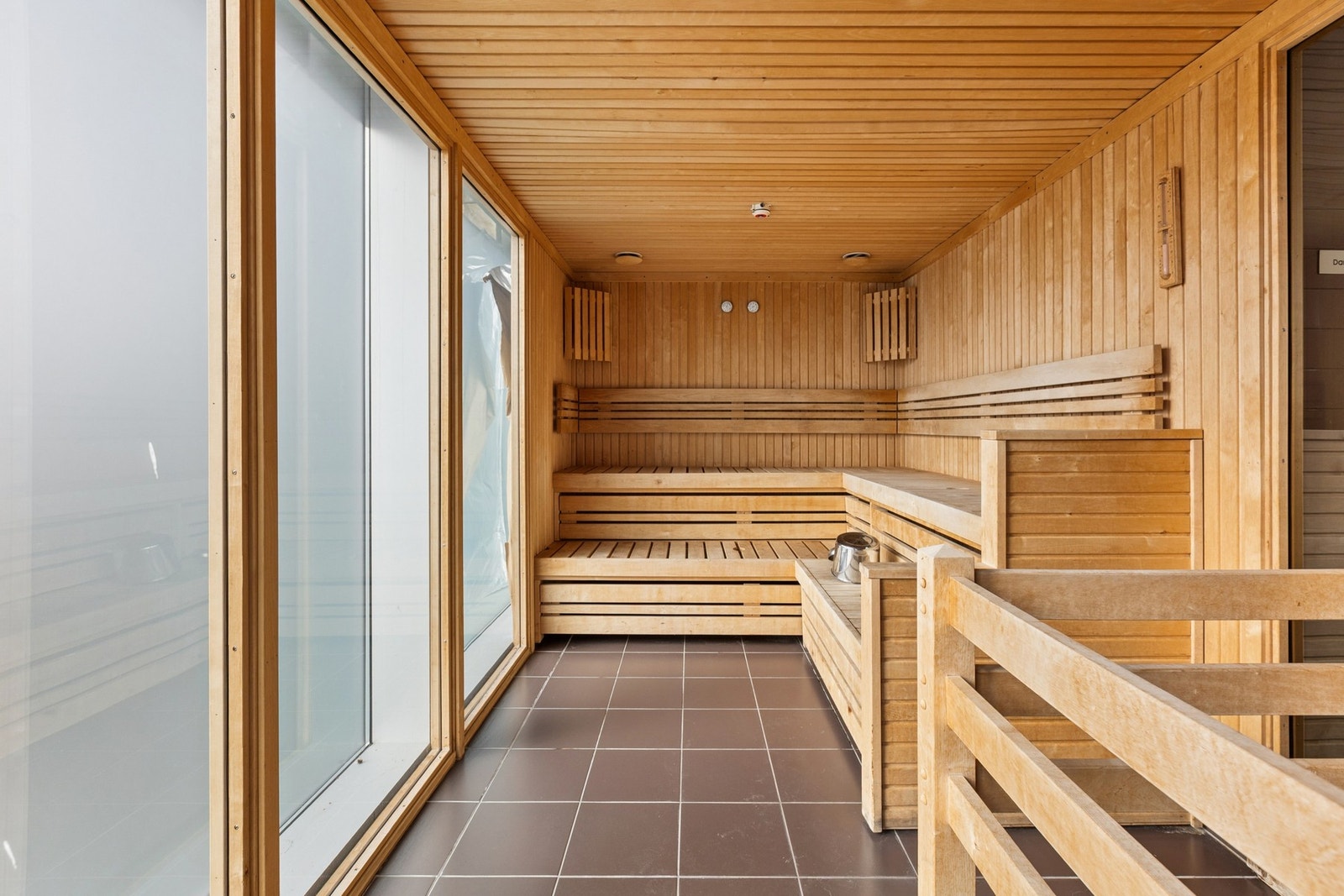 Badstue inne ved spa-området. Galleribilde