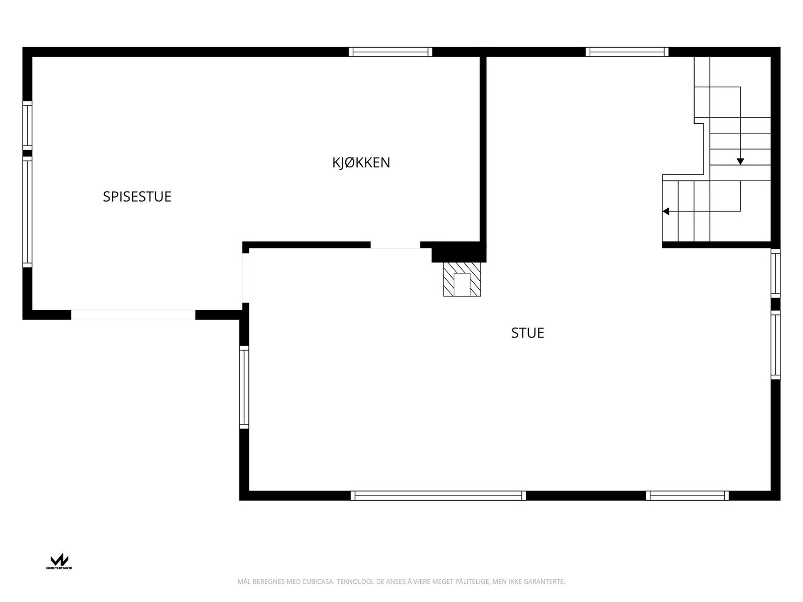 Plantegning 1. Etasje Galleribilde