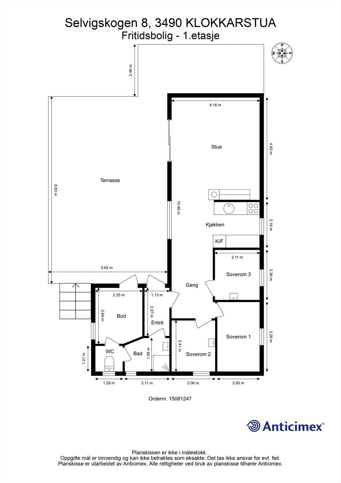 Plantegning Galleribilde
