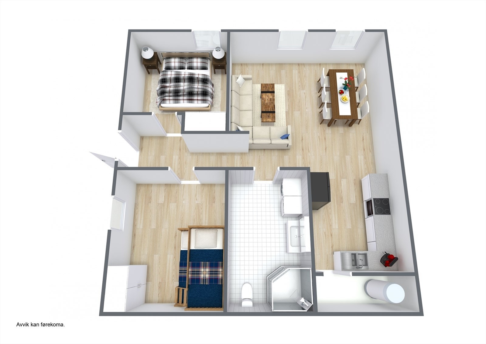 Planteikning 3D Galleribilde