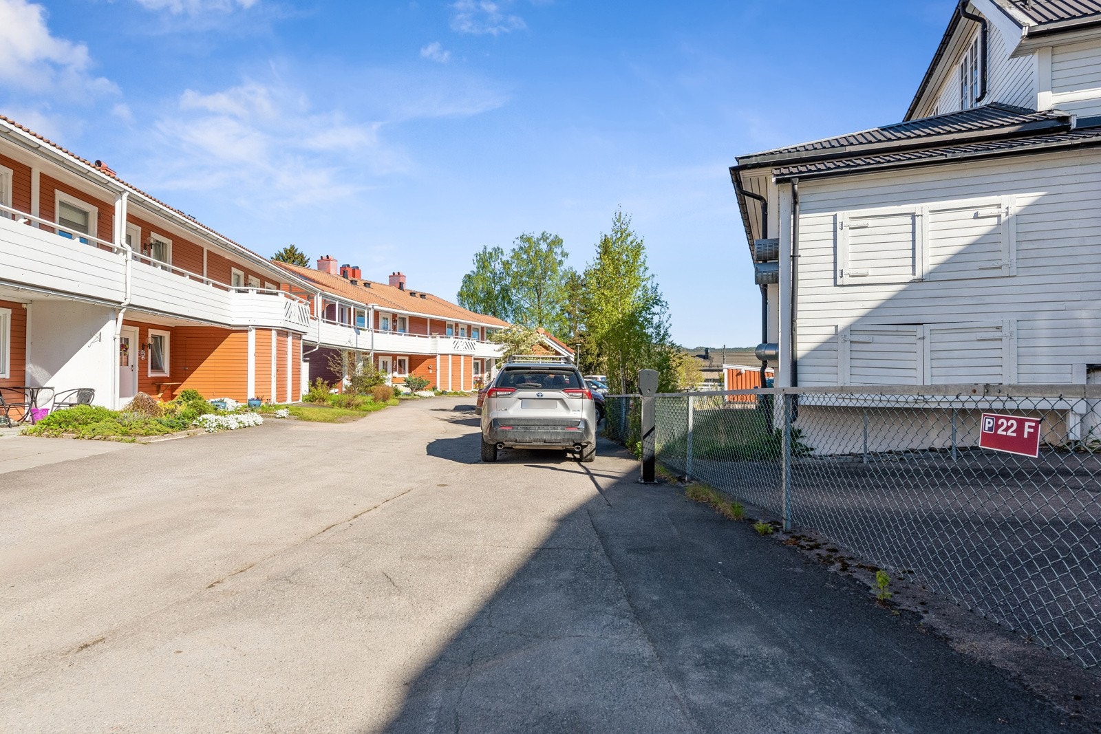 Parkeringsplass. Galleribilde