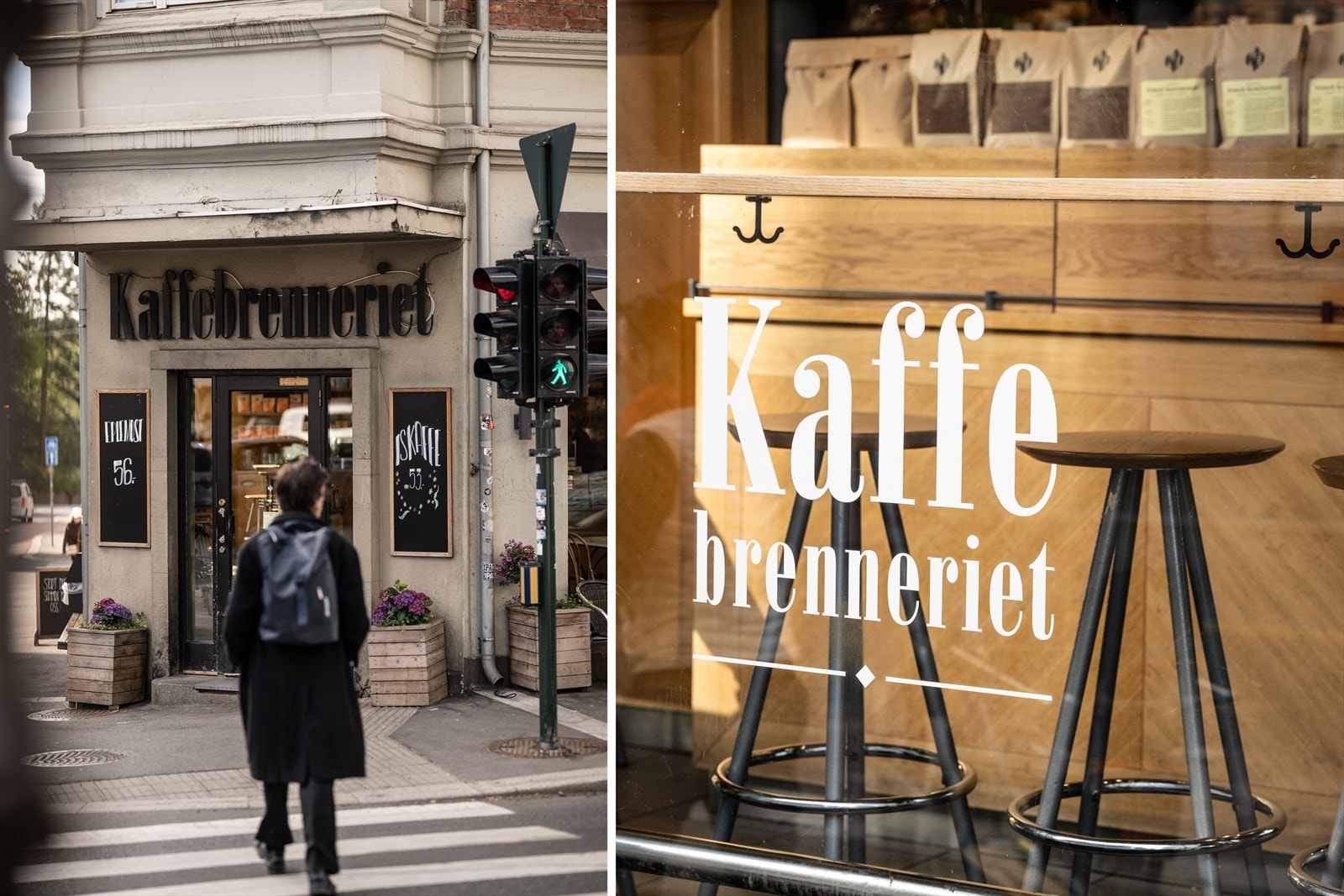 Strøket har et godt utvalg av hyggelige kafeer, som Java, Godt Brød, Kaffebrenneriet, Baker Hansen (like over gaten) og Espresso House Galleribilde