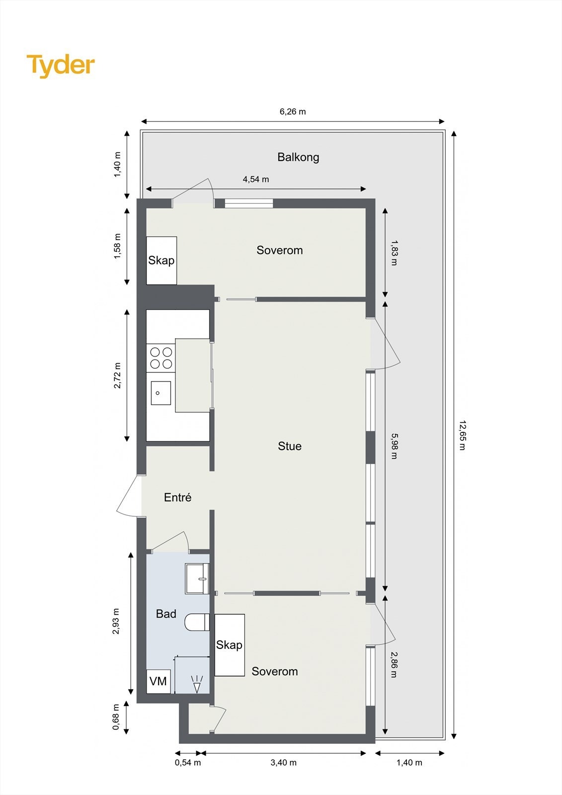 Plantegning Galleribilde