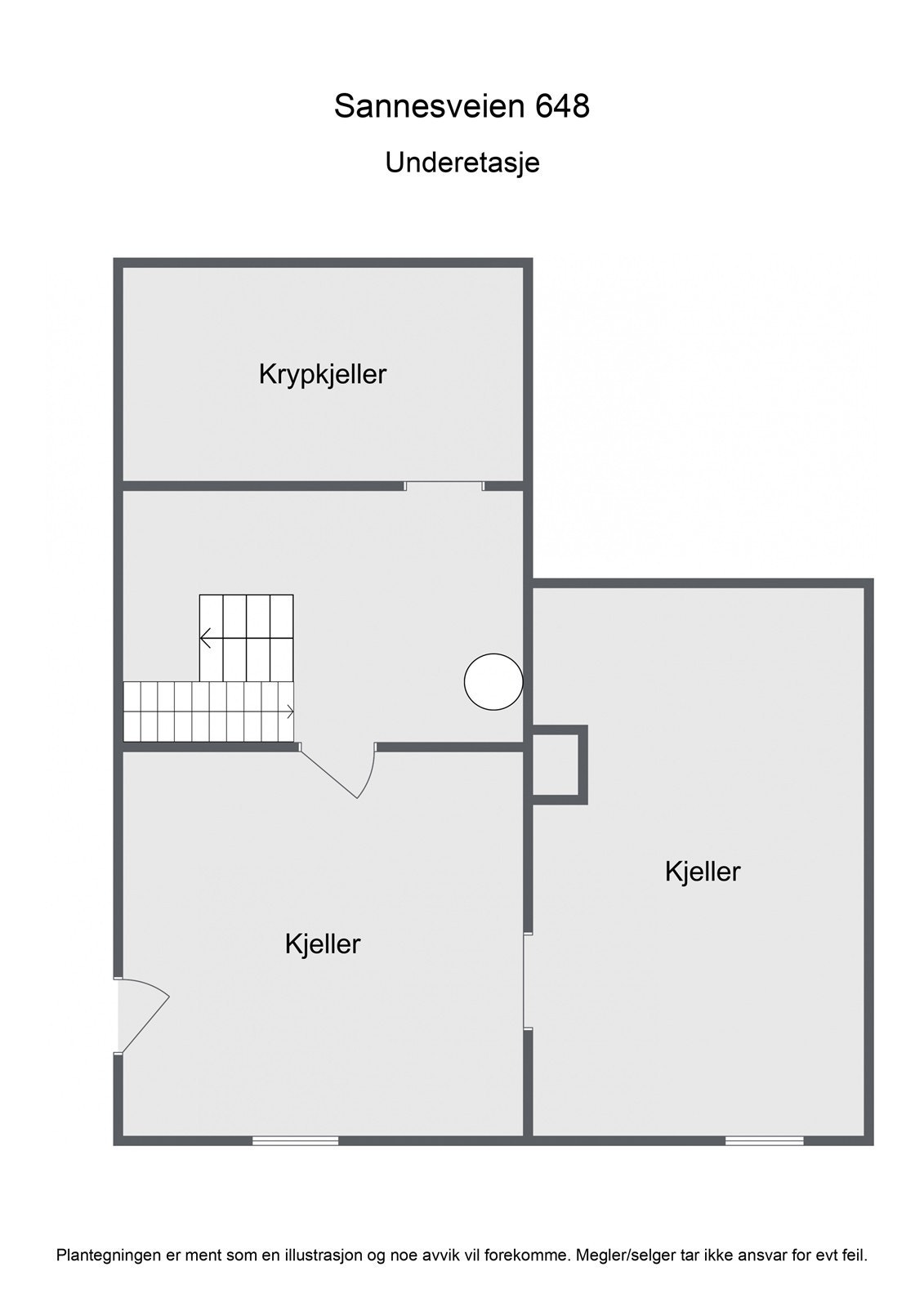U. etasje - Plantegning Galleribilde