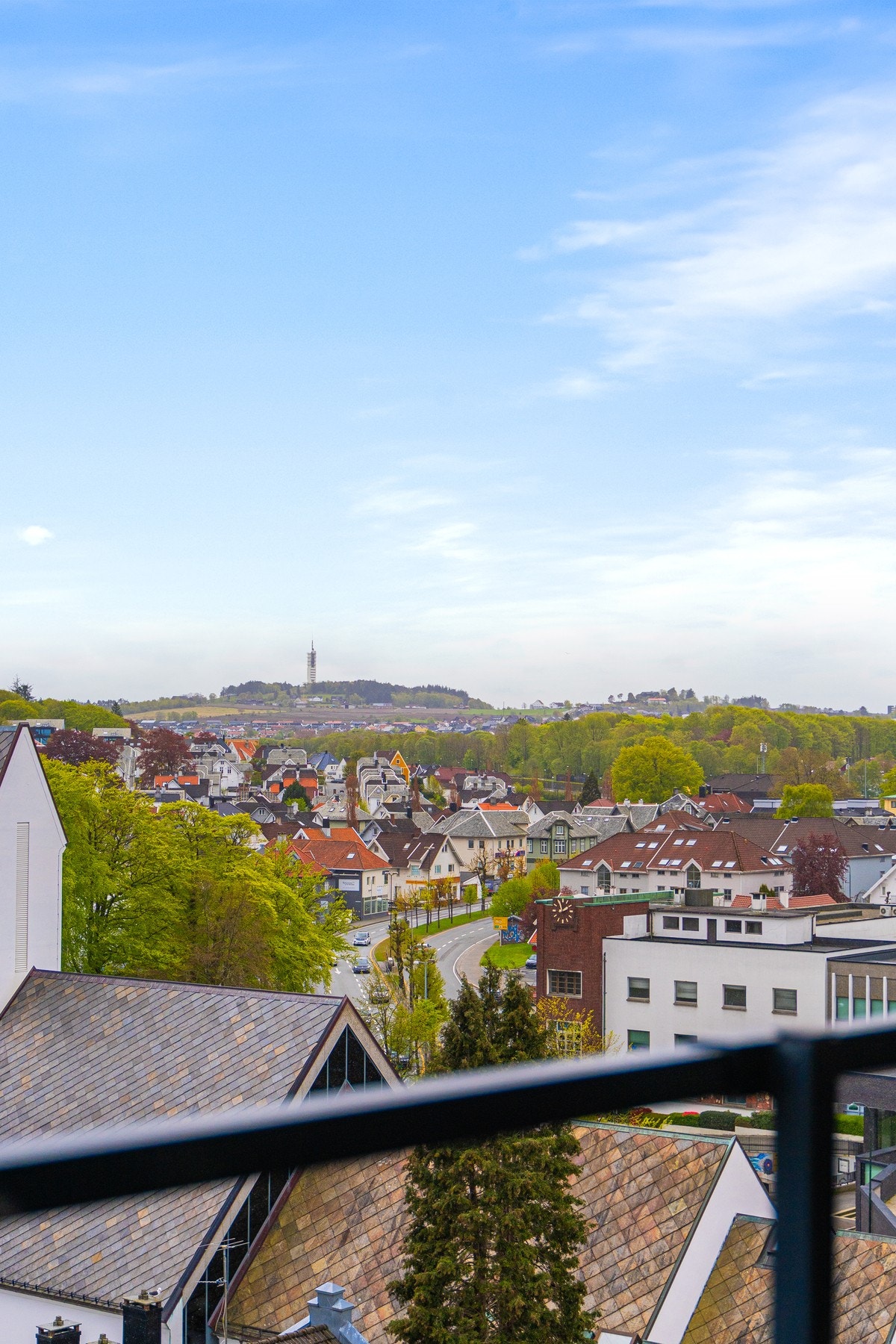 Utsikt fra balkong. Galleribilde