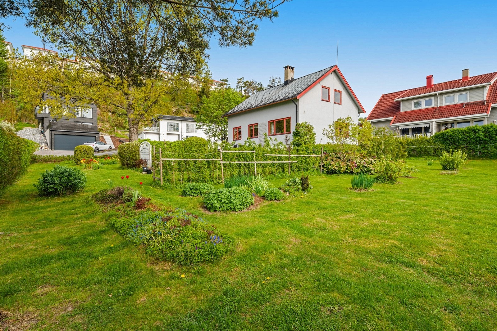 Hagen gir gode muligheter for lek, dyrking og rekreasjon. Galleribilde