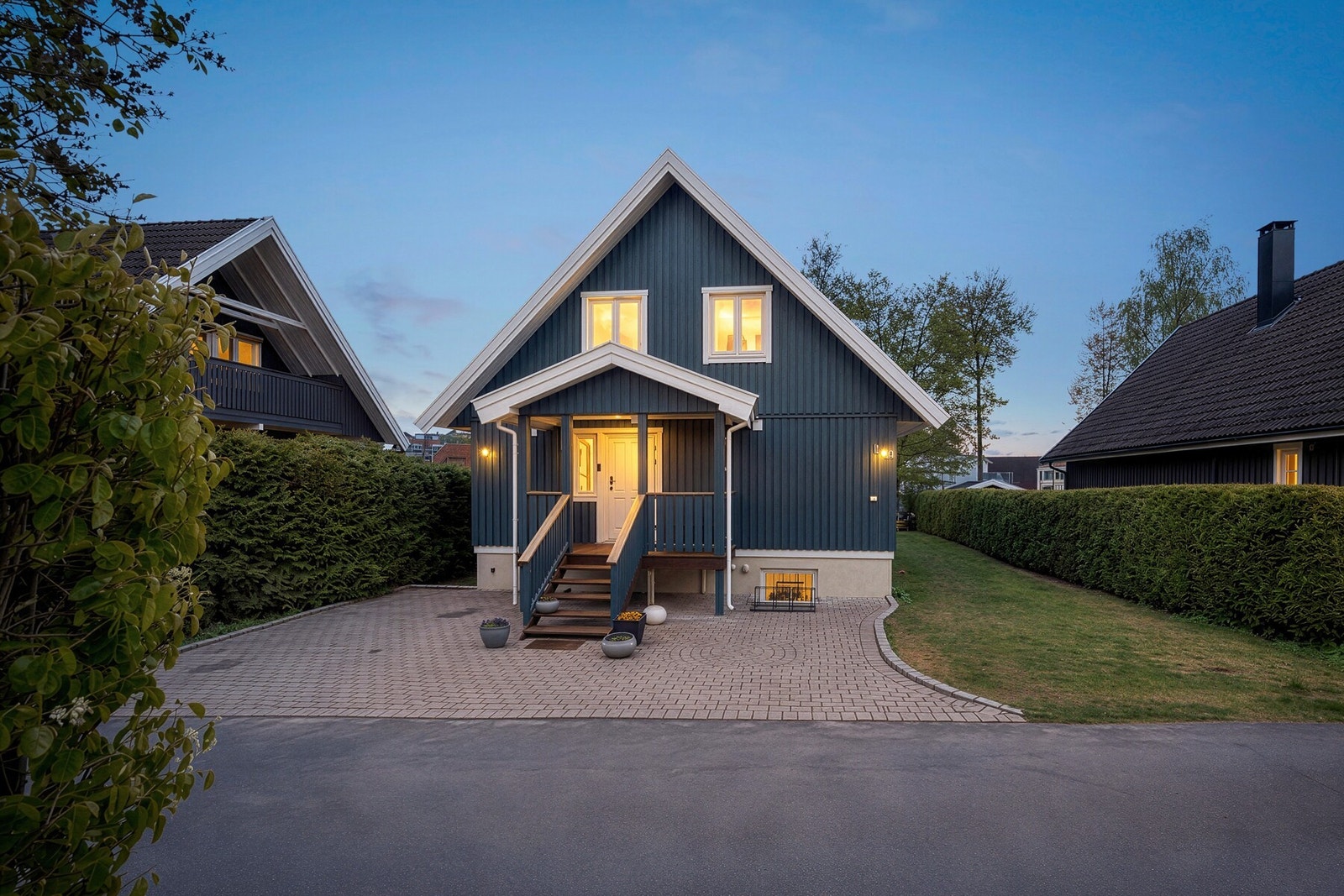 Rolig blindvei, som er fantastisk for barna. Galleribilde