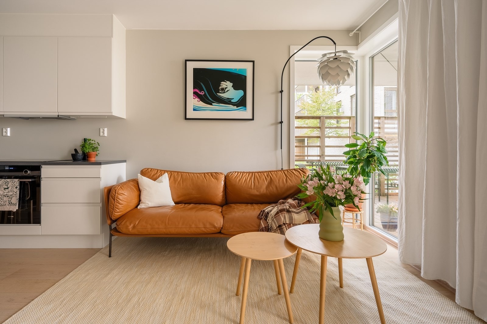 Leiligheten er utstyrt med balansert ventilasjon, som sikrer et godt og stabilt inneklima. Galleribilde
