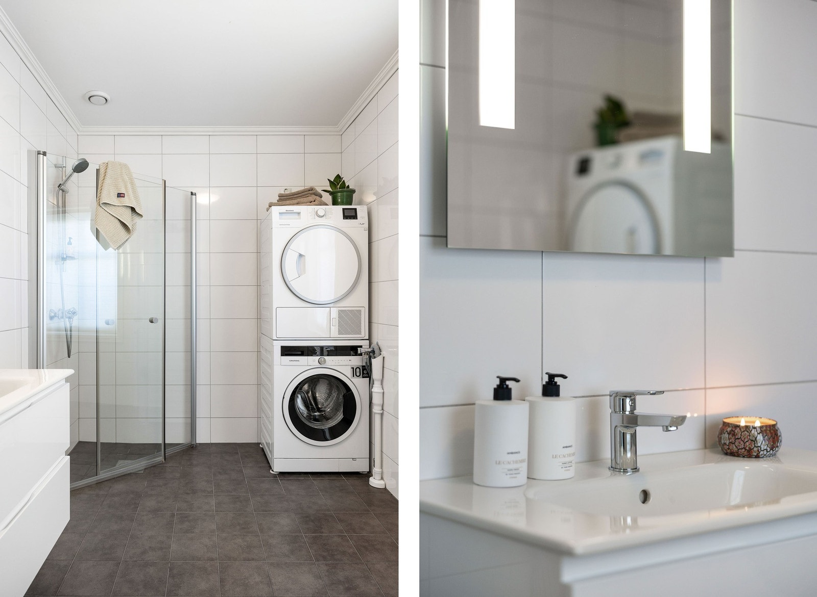 Badet har ny baderomsinnredning fra 2026. Galleribilde