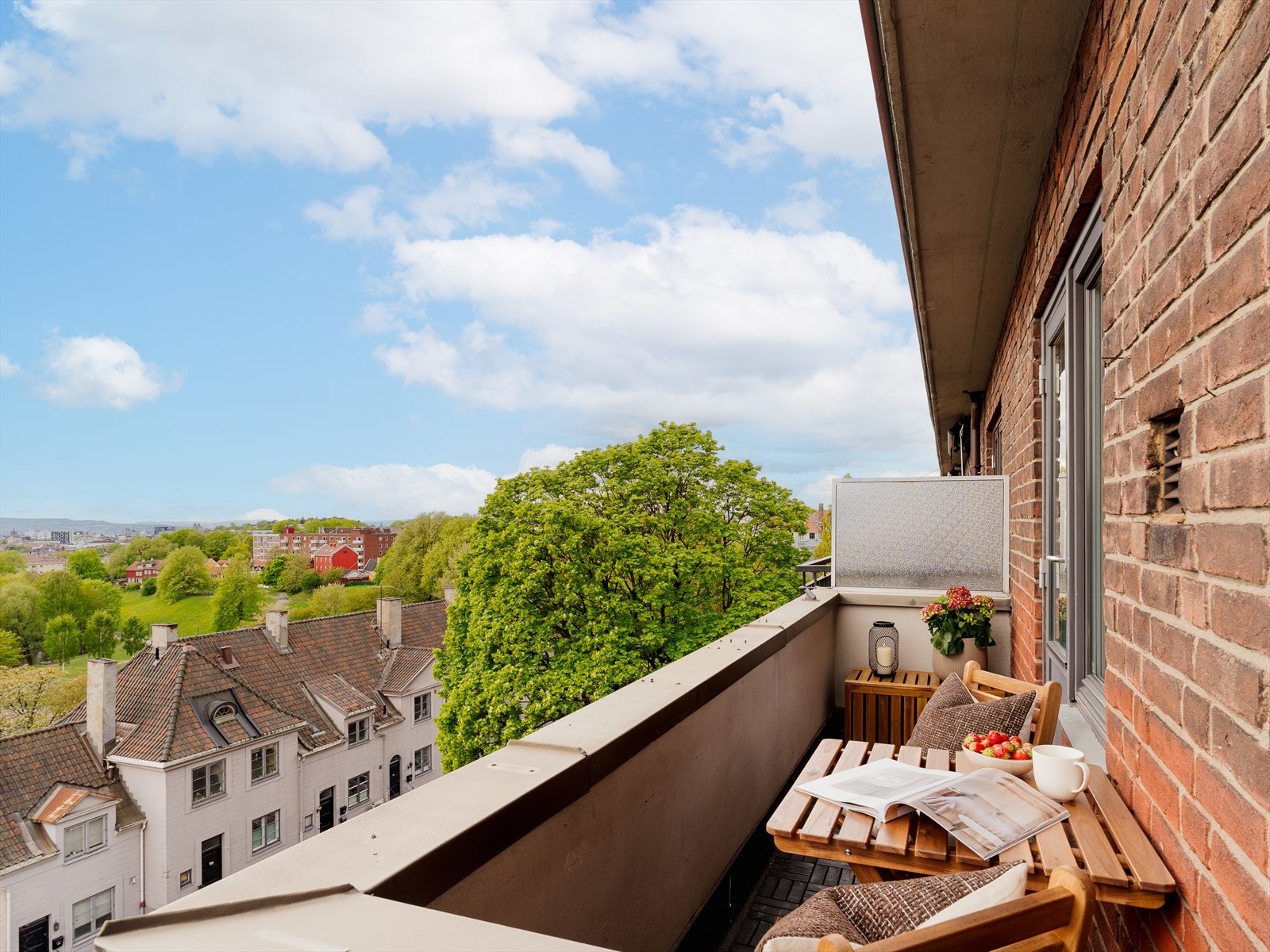 Her får du et hyggelig uterom med fine rammer for rolige morgener og sene kvelder. Galleribilde