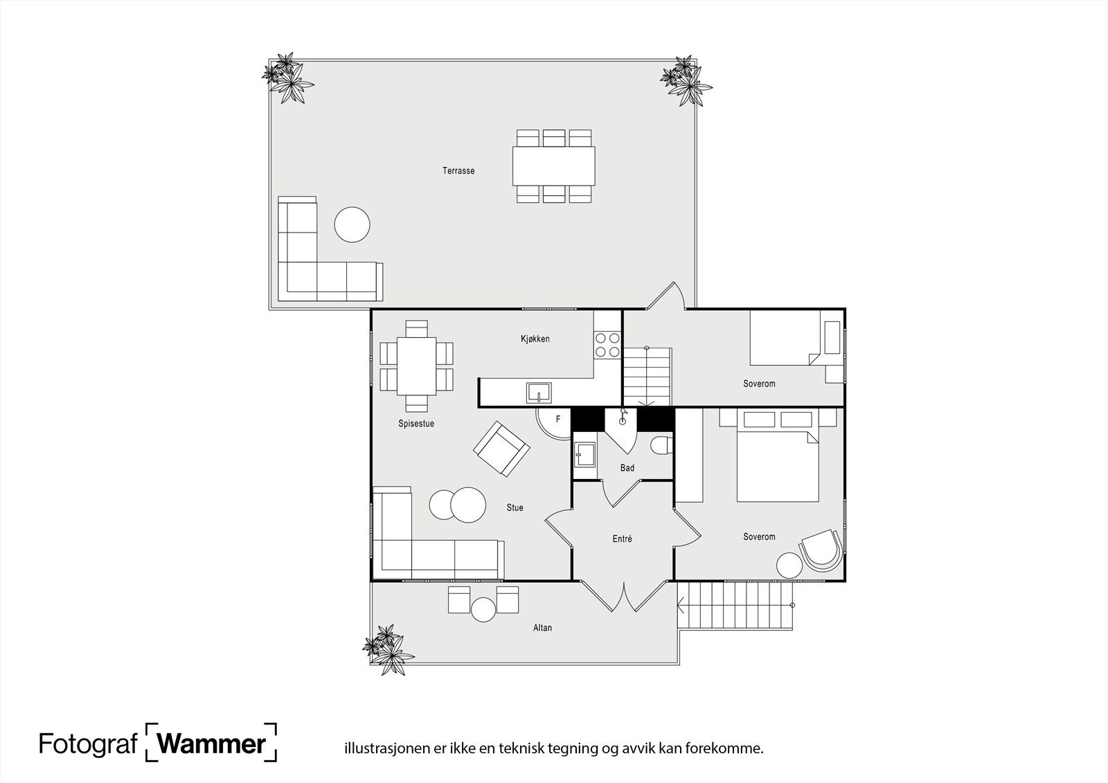 Plantegning - 1. etasje Galleribilde