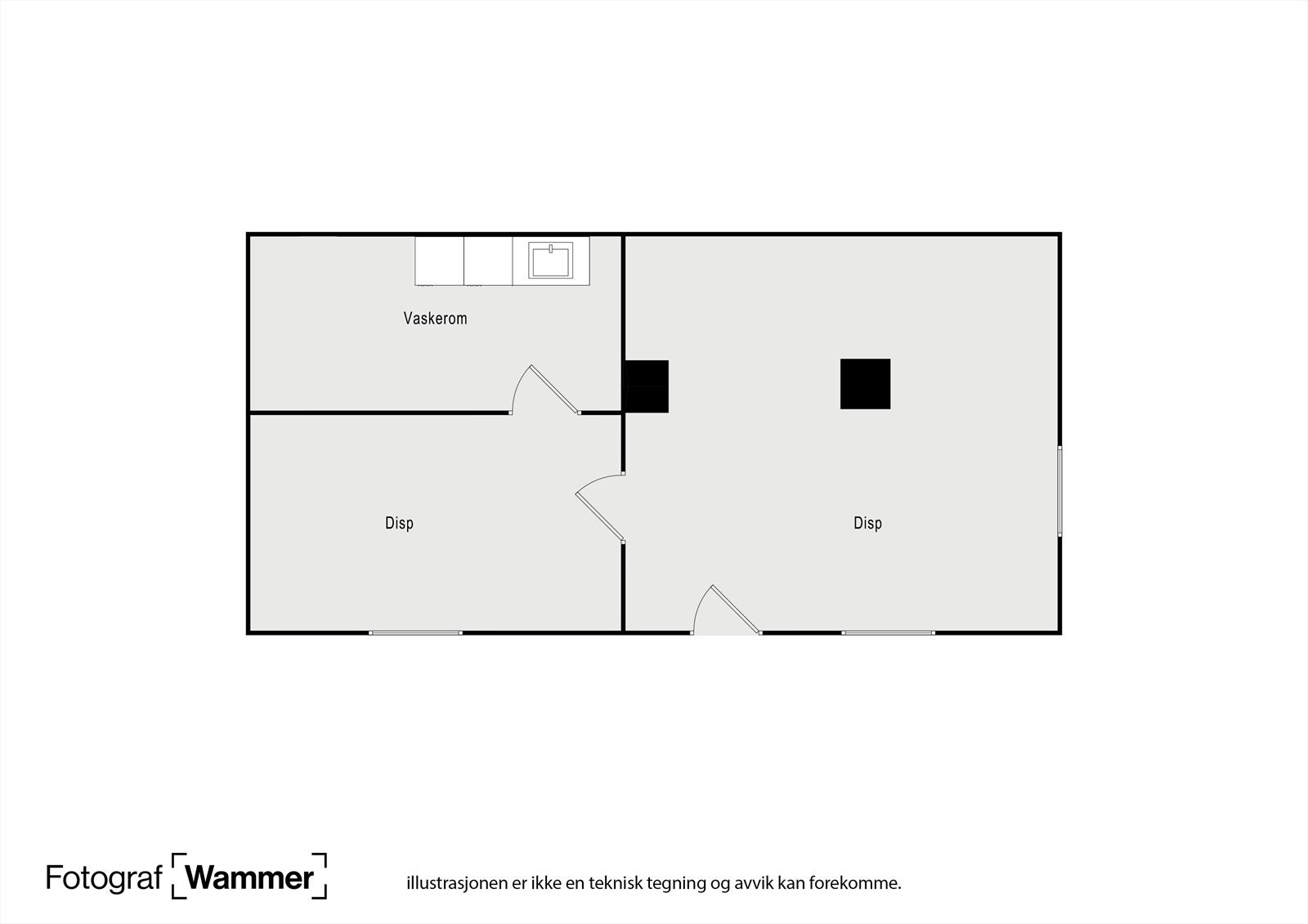 Plantegning - underetasje Galleribilde