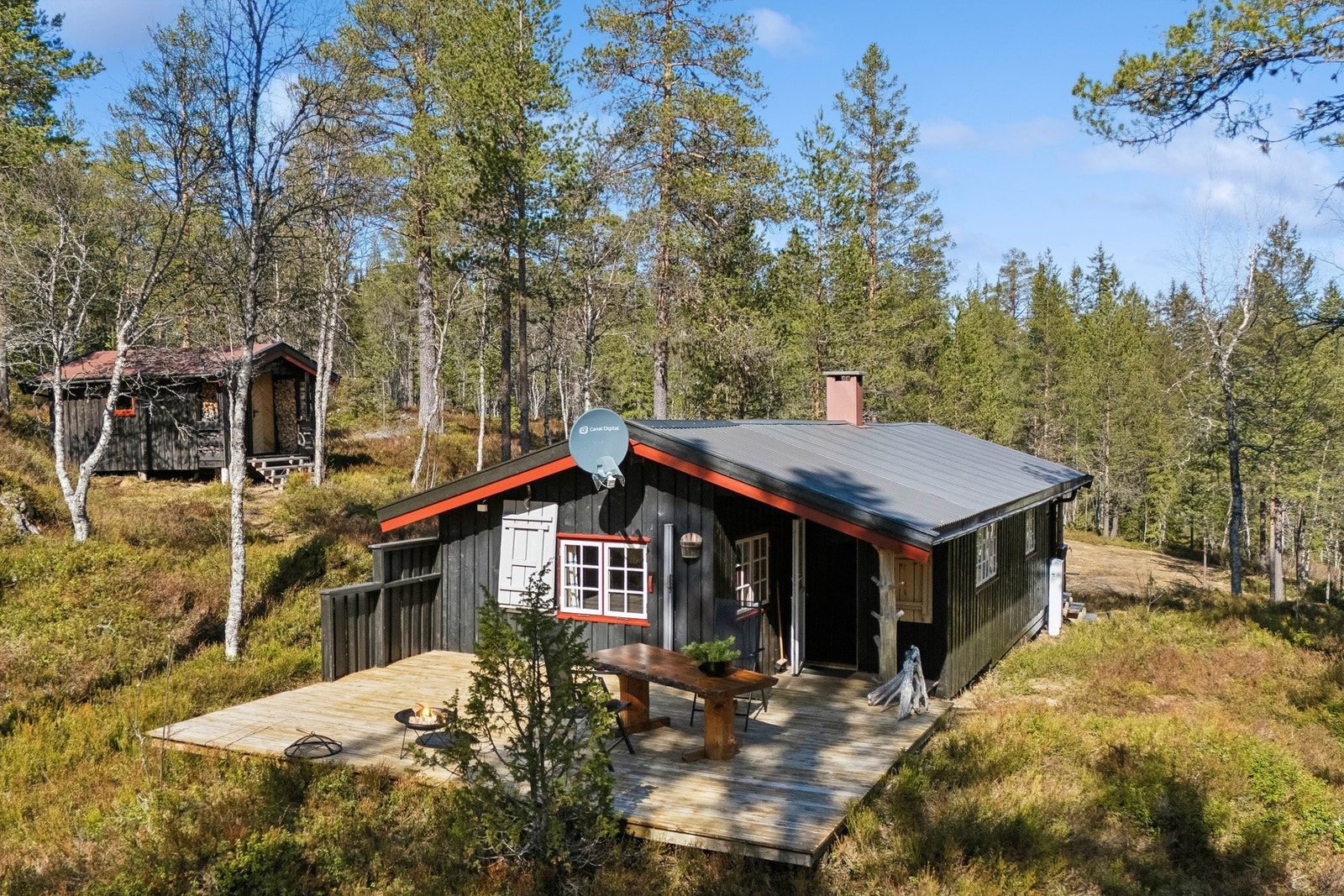 Hytta fremstår som velholdt og i god stand. Galleribilde
