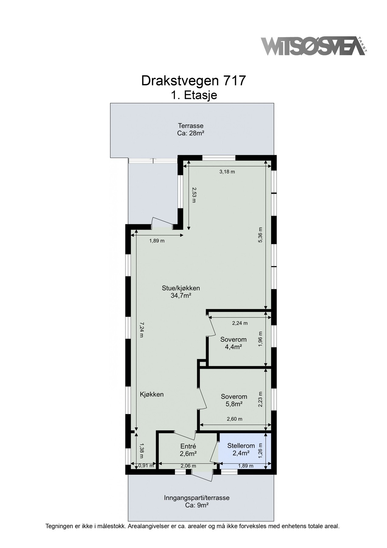 Planskisse Galleribilde