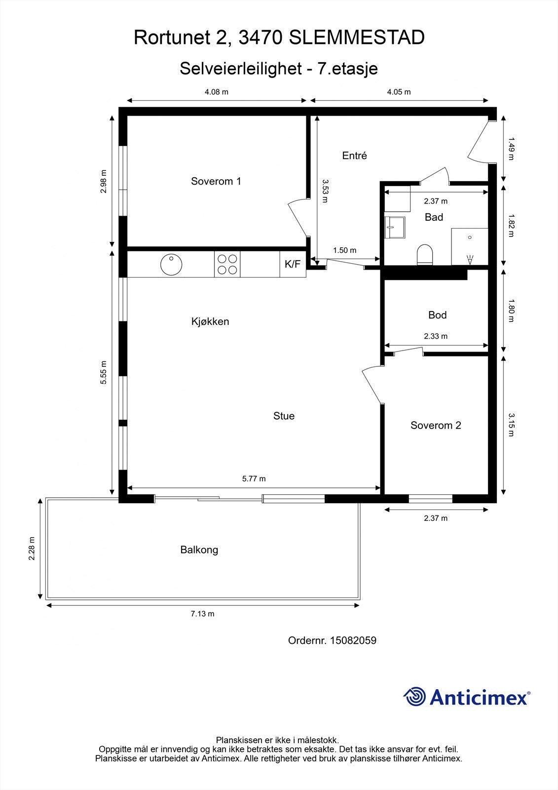 Plantegning Galleribilde