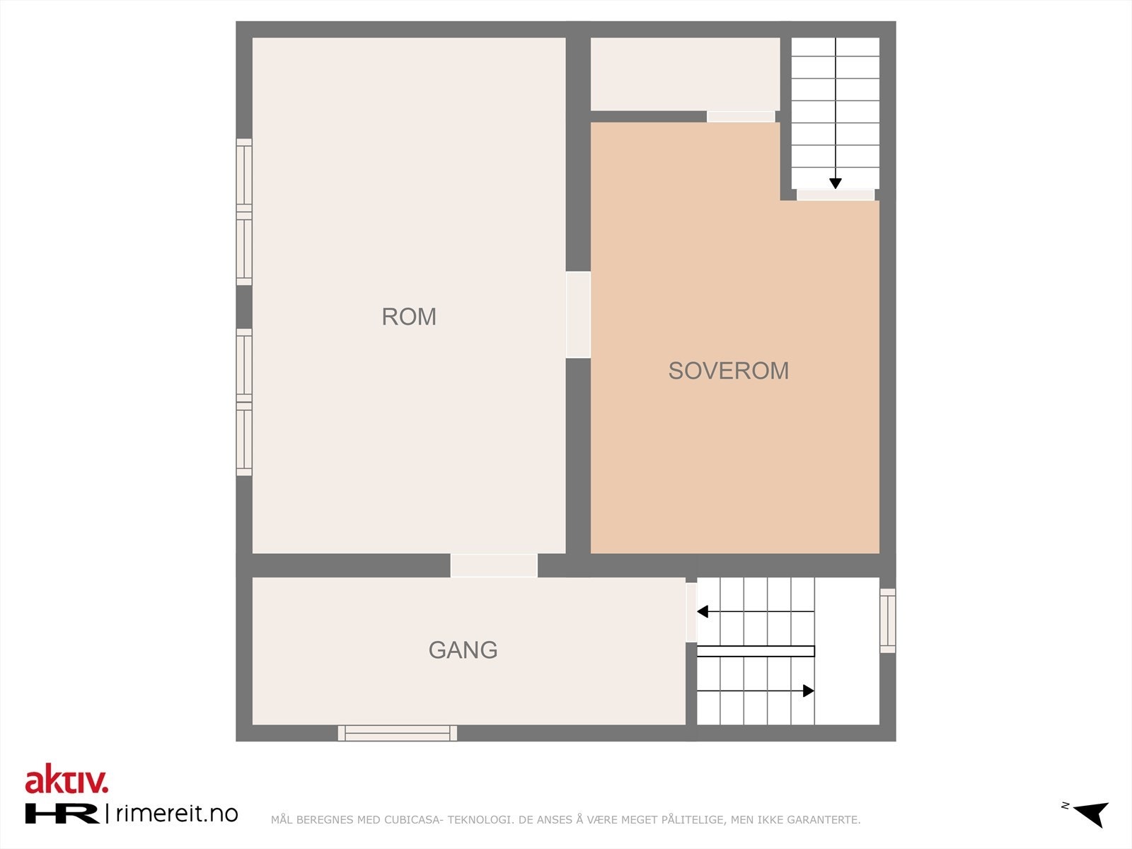 Plan loftsetasje. Galleribilde