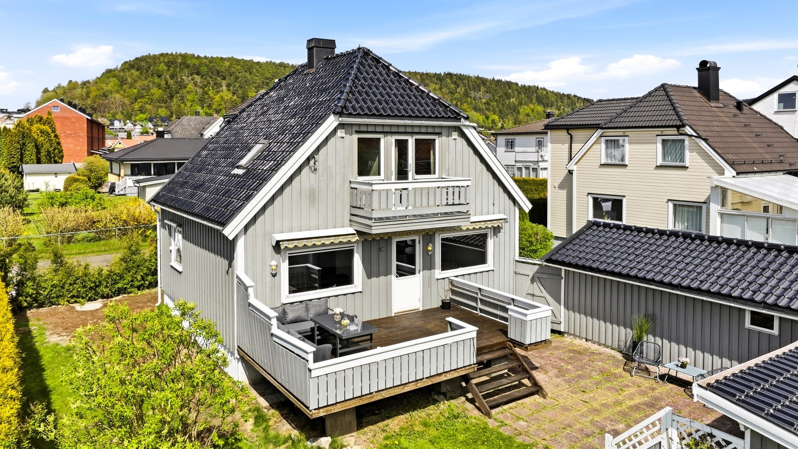 Gode solforhold på uteplassene Galleribilde