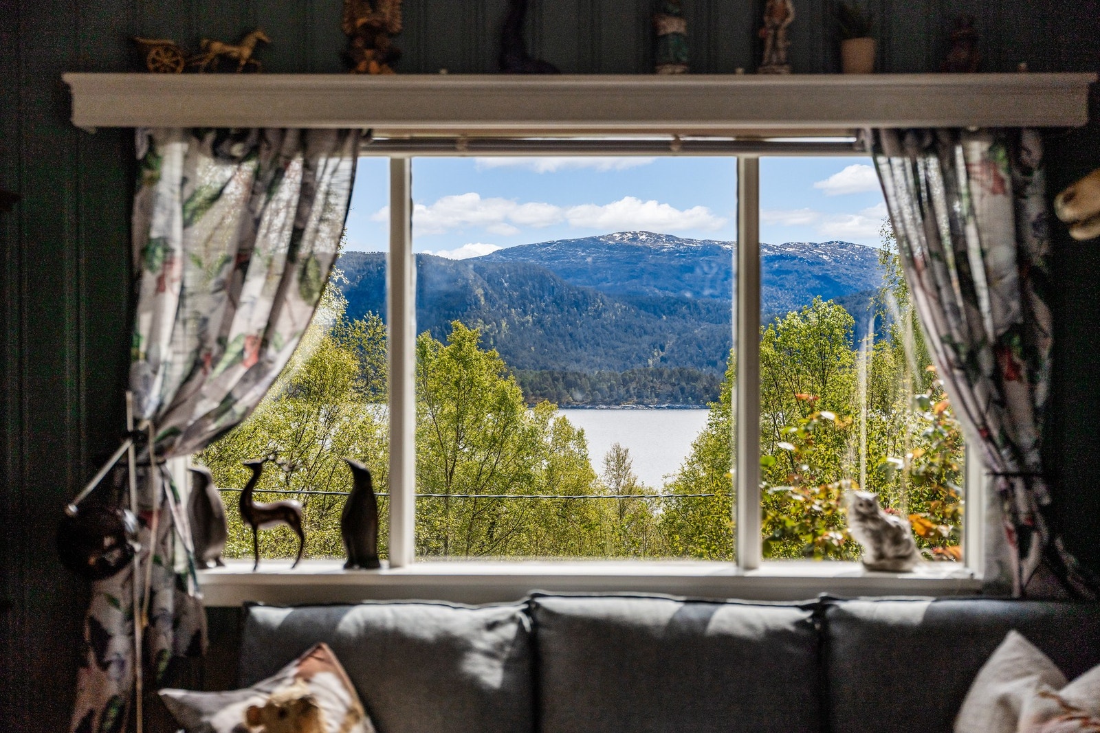 Flott utsikt fra stuen. Galleribilde