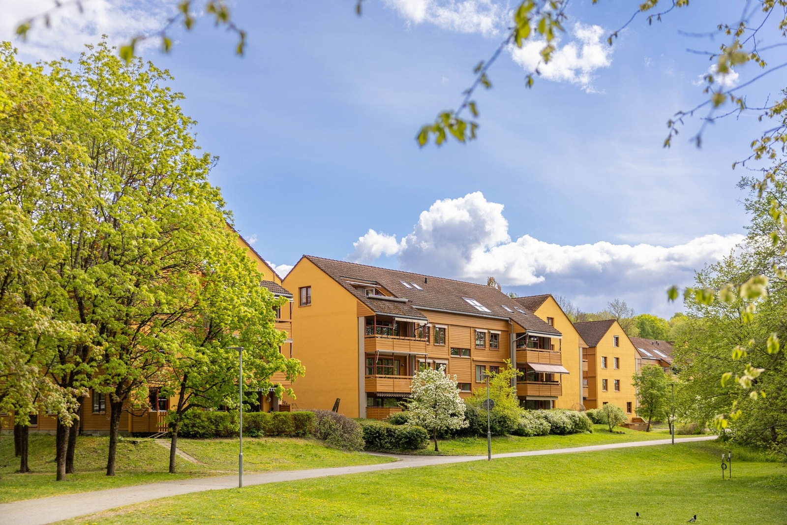 Nedre Silkestrå er kjent som et stille, barnevennlig og attraktivt boligområde på Skøyen. Galleribilde