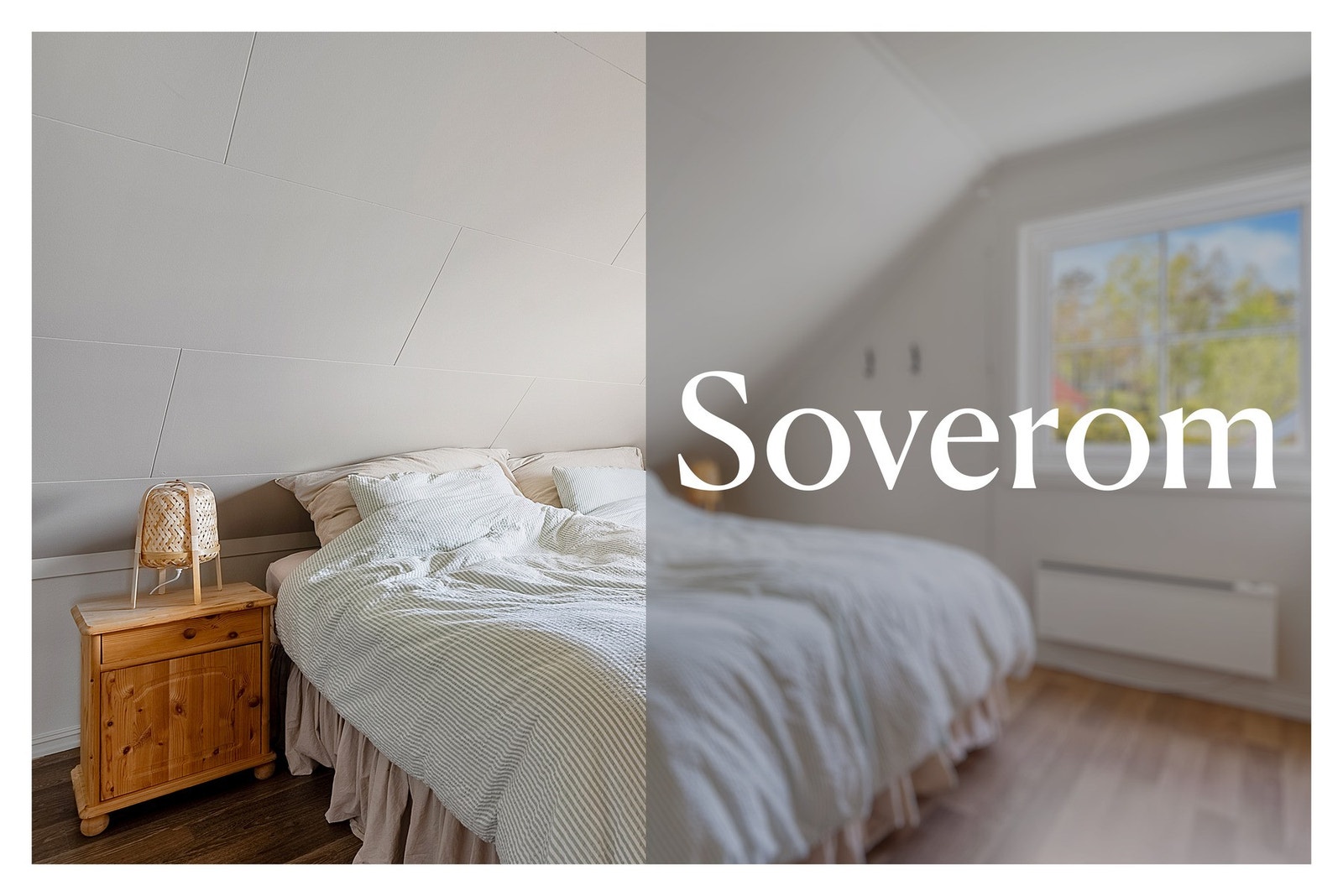 Boligen har tre gode soverom samlet i andre etasje, samt gode lagringsmuligheter med utvendig bod, innredet bod og ekstra loftslagring. Galleribilde