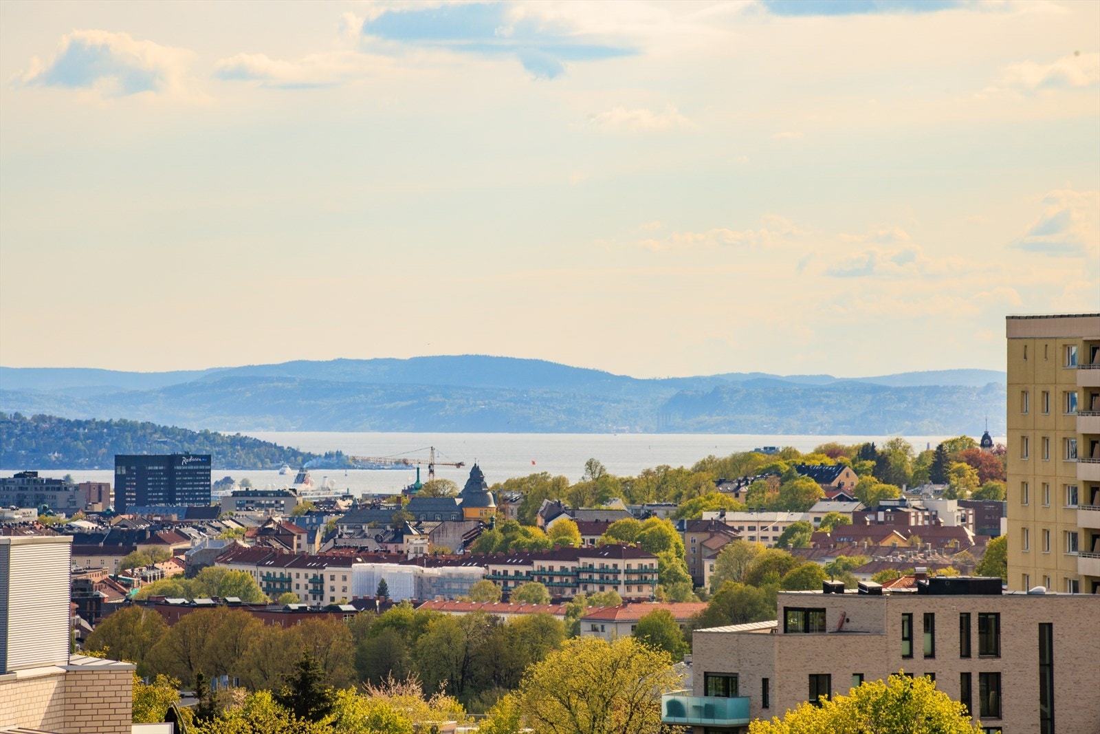 Herfra har man fantastisk utsikt over Oslo by og fjord Galleribilde
