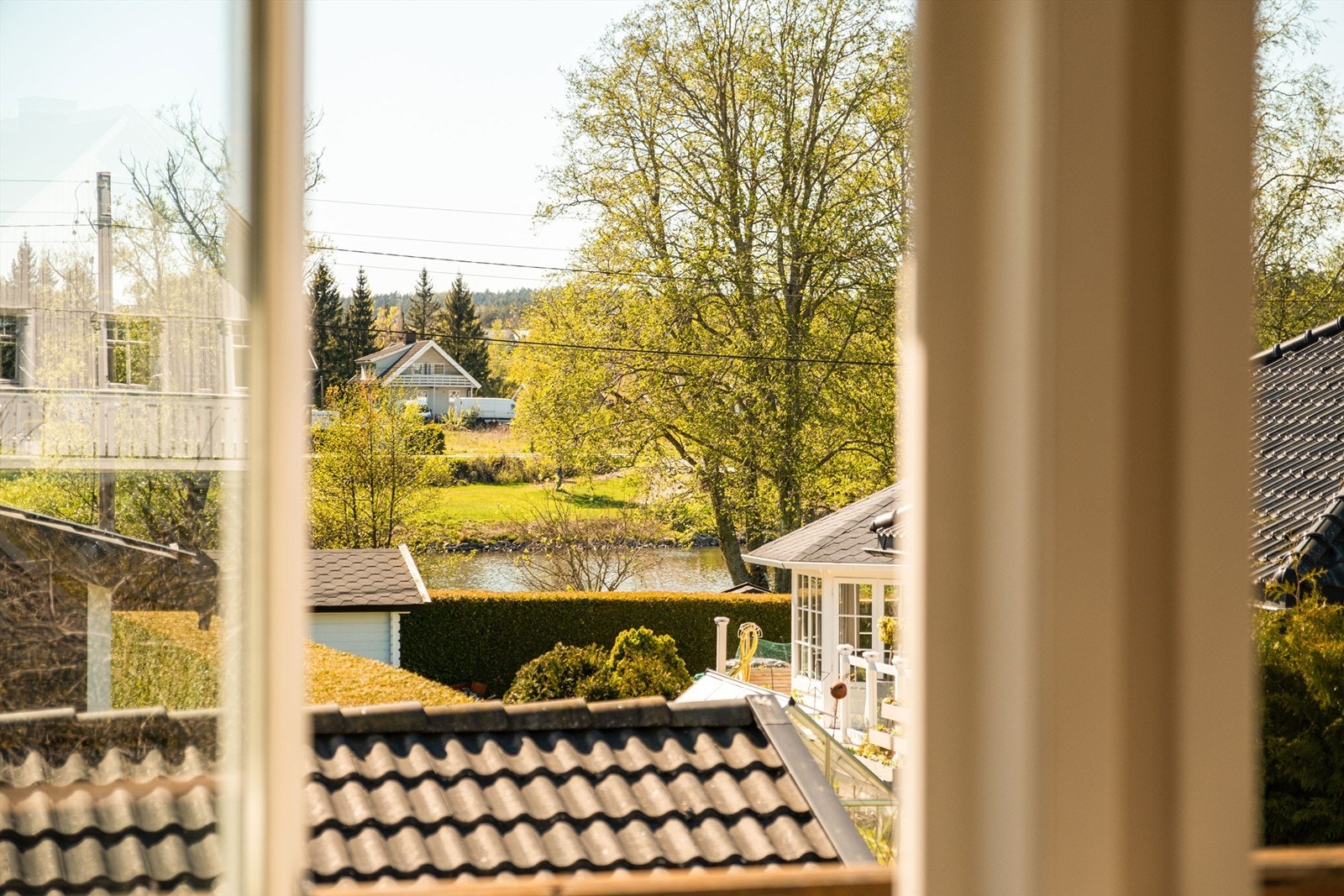 Gløtt av Visterflo sees både på altanen og i stuen.
Fotograf; Kristoffer Kristiansen. Galleribilde
