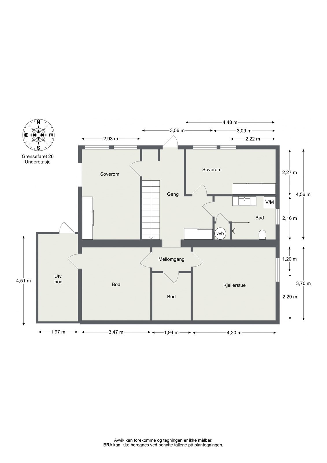Grensefaret 26 - U. etg. Galleribilde