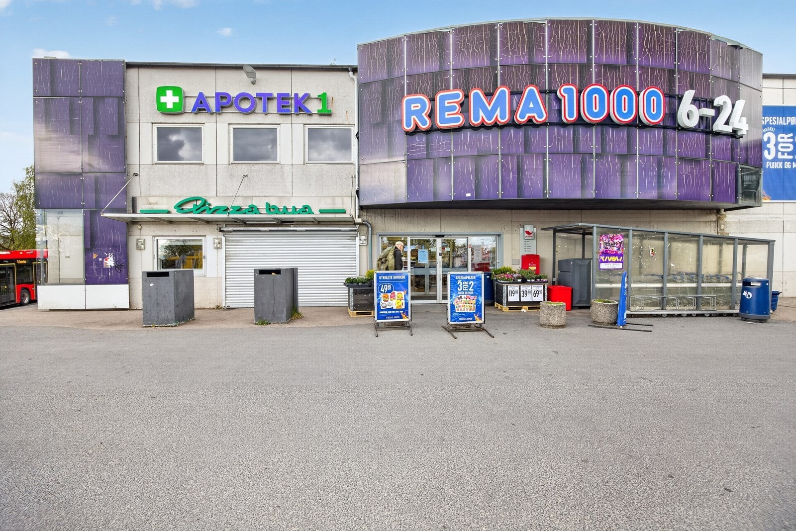 Kort vei til dagligvarer med Rema 1000 Galleribilde