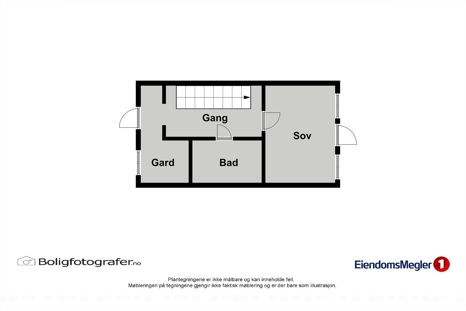 Plantegning 1. etasje Galleribilde