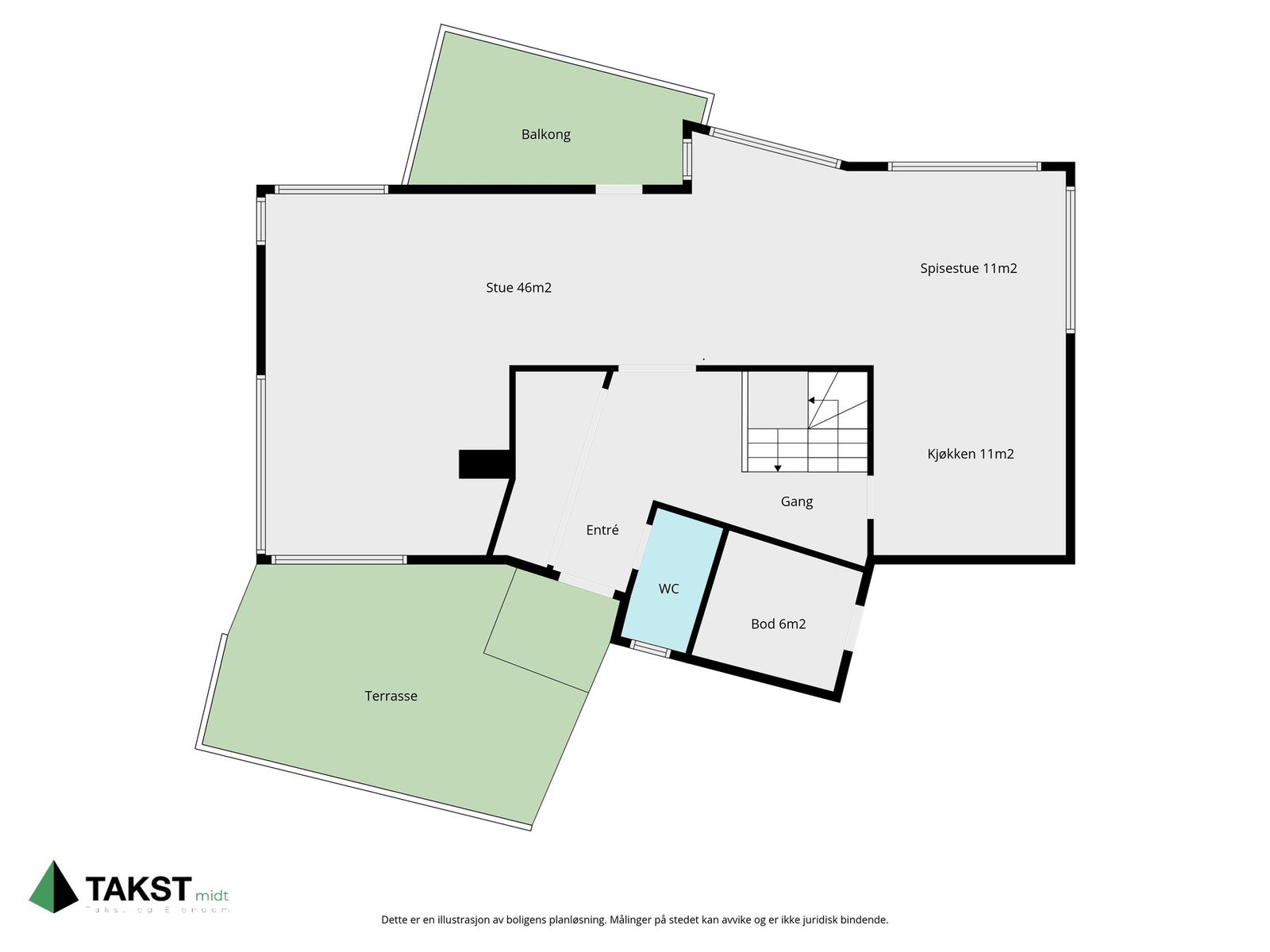 Planskisse hovedplan Galleribilde
