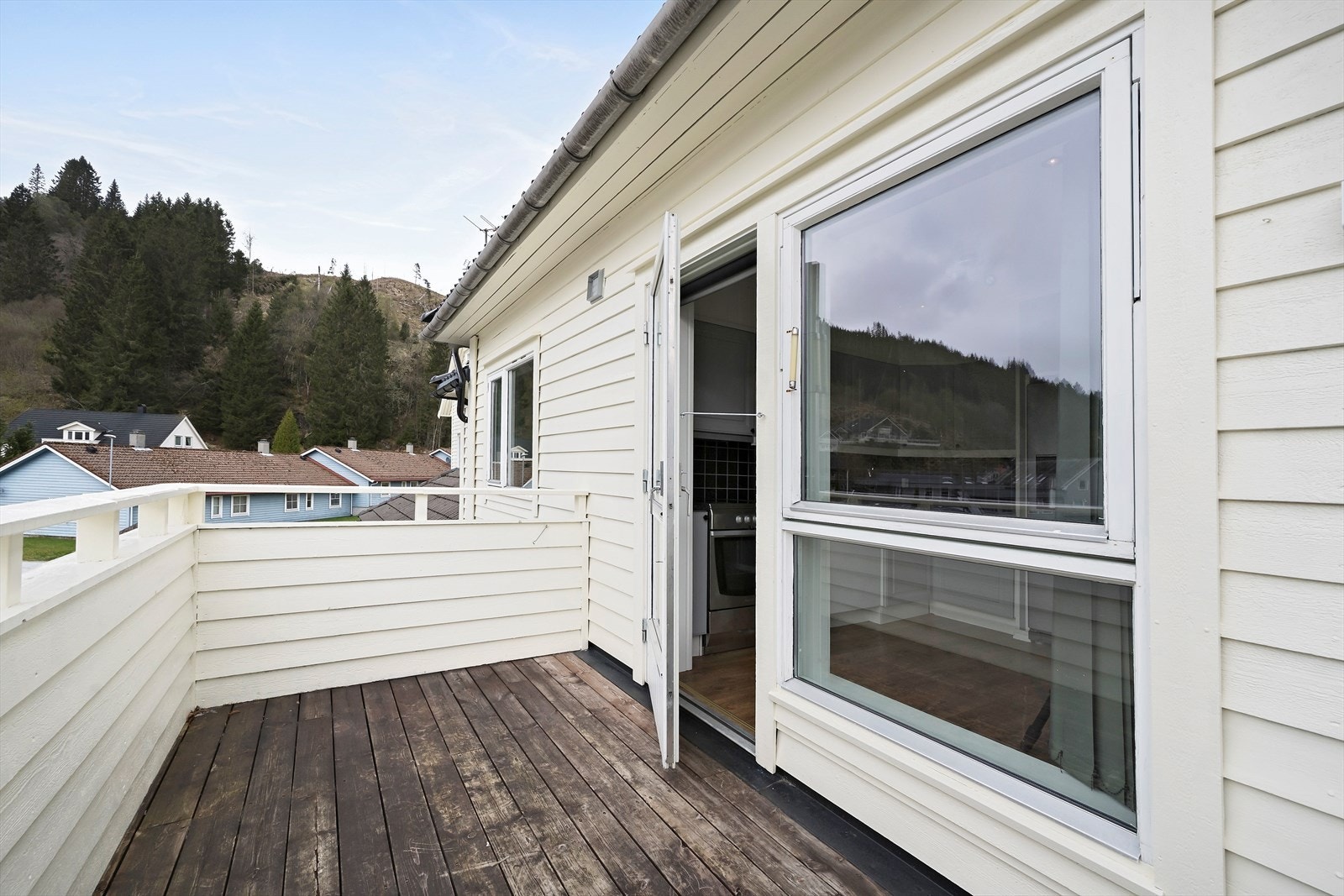 Verandaen er på 7 kvm Galleribilde