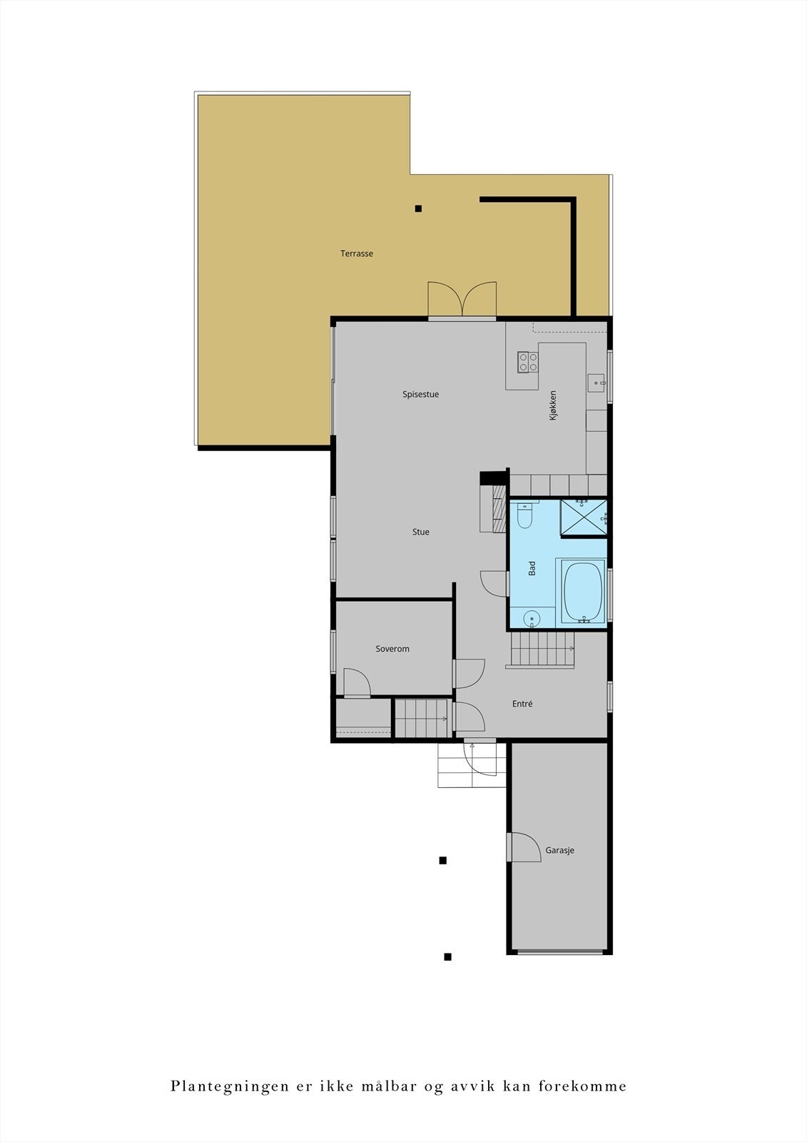 Plantegning 1.etasje. Galleribilde