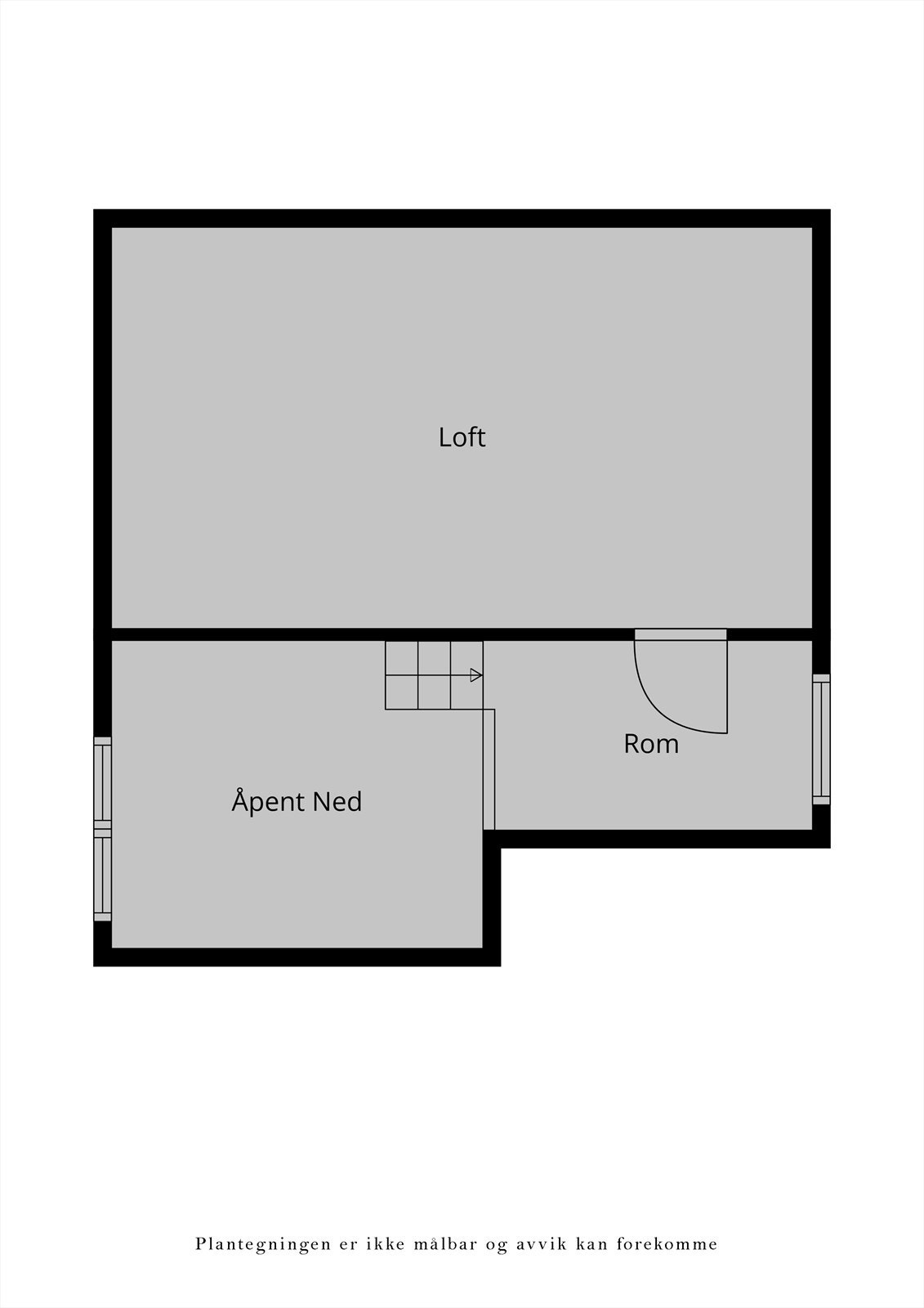 Plantegning Loft Galleribilde