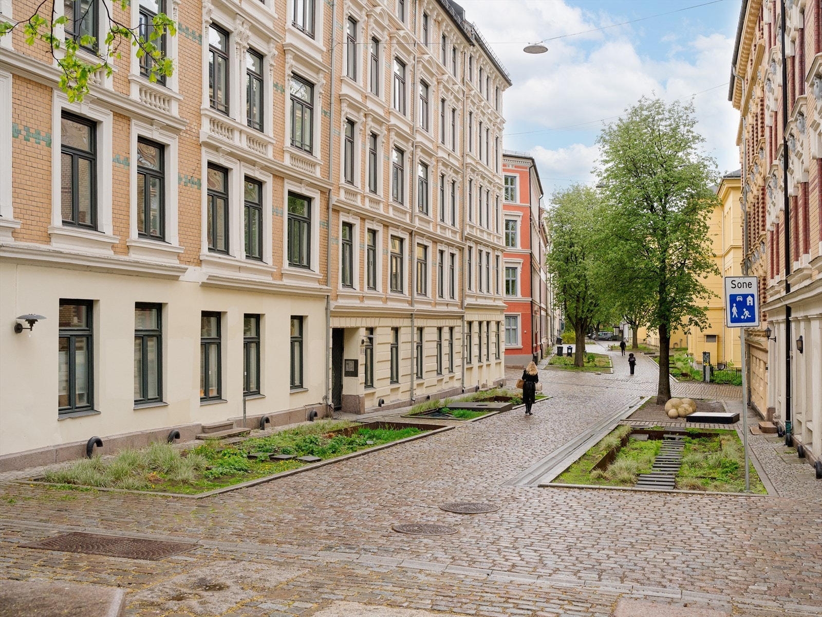 Til å bo så sentralt midt i byen er dette en helt unik beliggenhet. Galleribilde