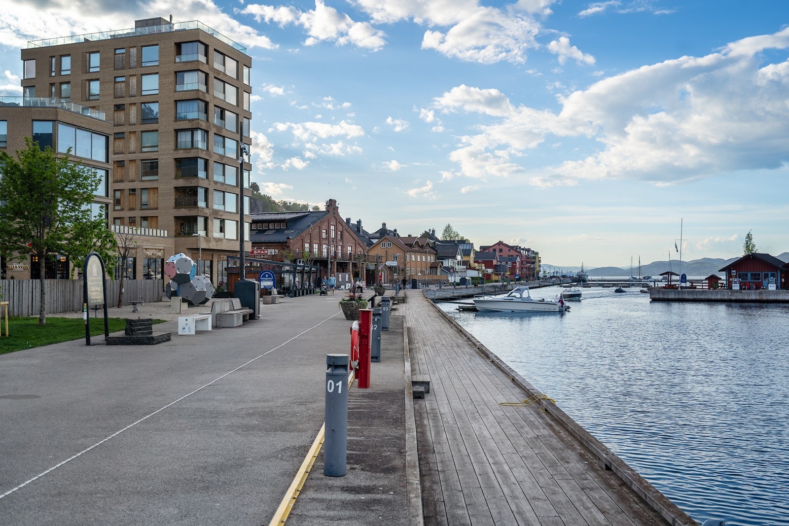 Områdebilde fra brygga Galleribilde