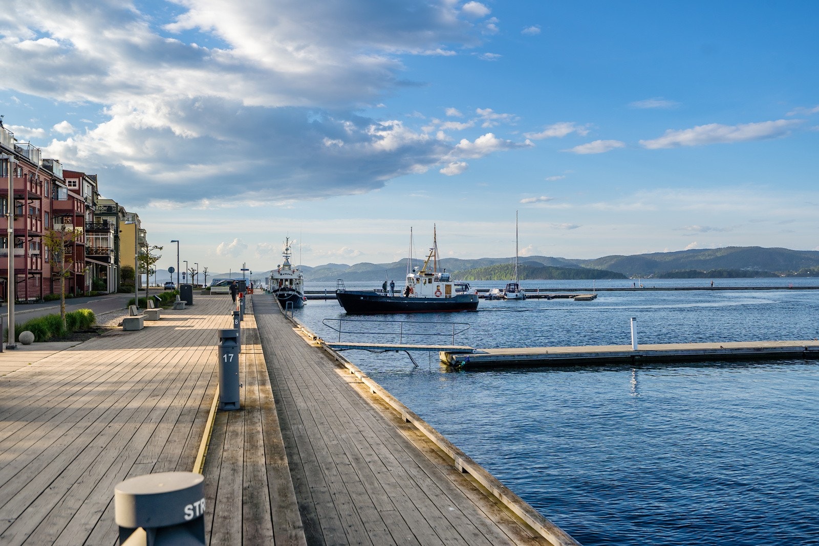 Områdebilde fra brygga Galleribilde