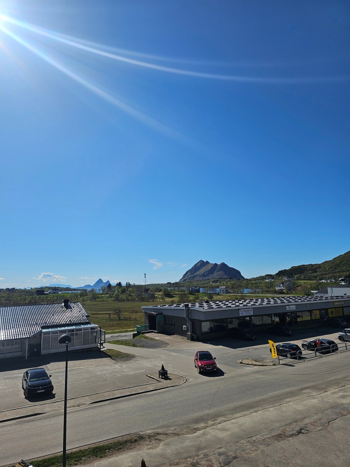 Flott utsikt og gode solforhold Galleribilde