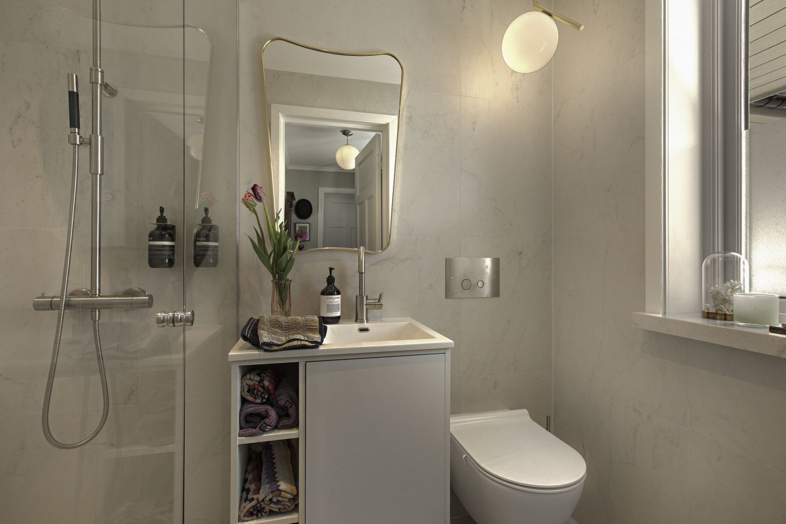 Badet i første etasje ble oppgradert i 2023. Galleribilde