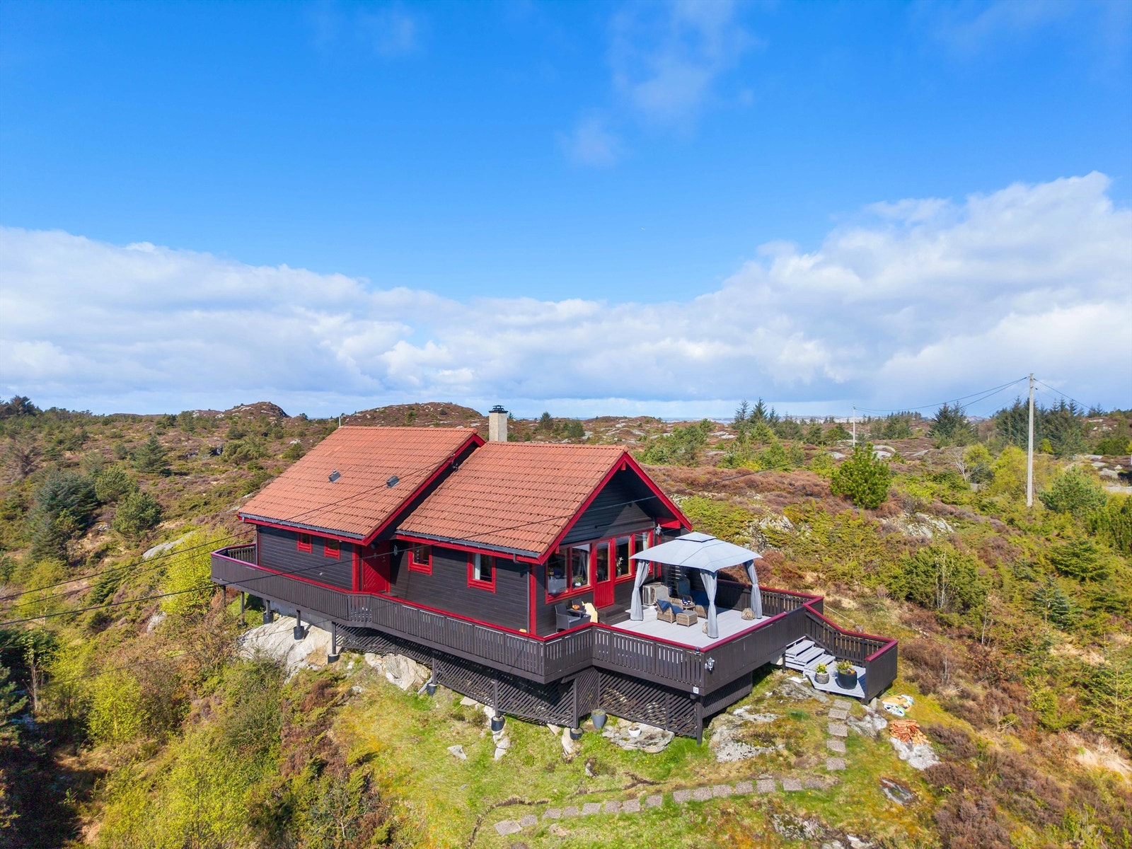 Velkommen til Bakkavegen 84. Her har man skjermede forhold og naturen tett på! Galleribilde