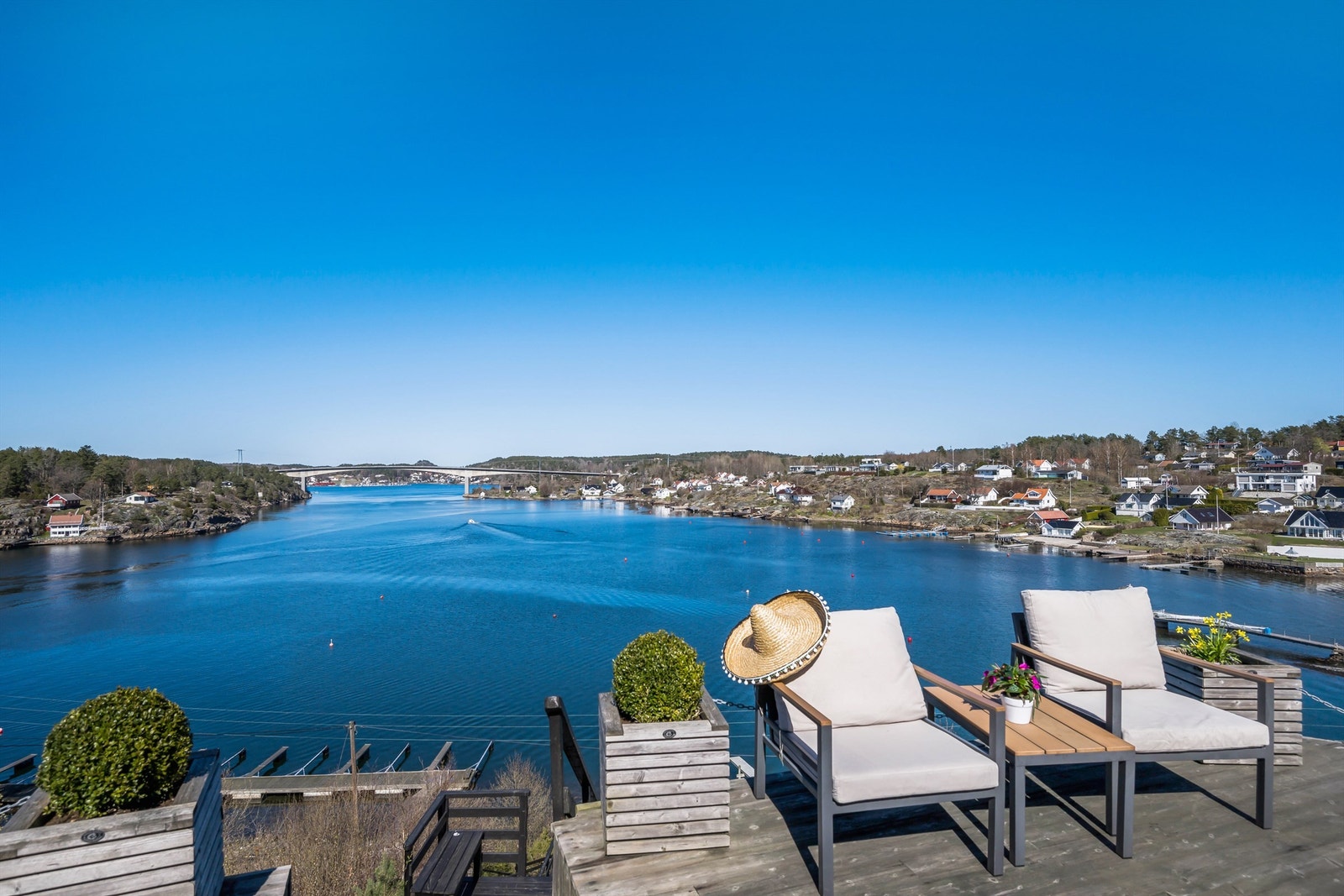 Panorama utsikt til Vrengensundet Galleribilde