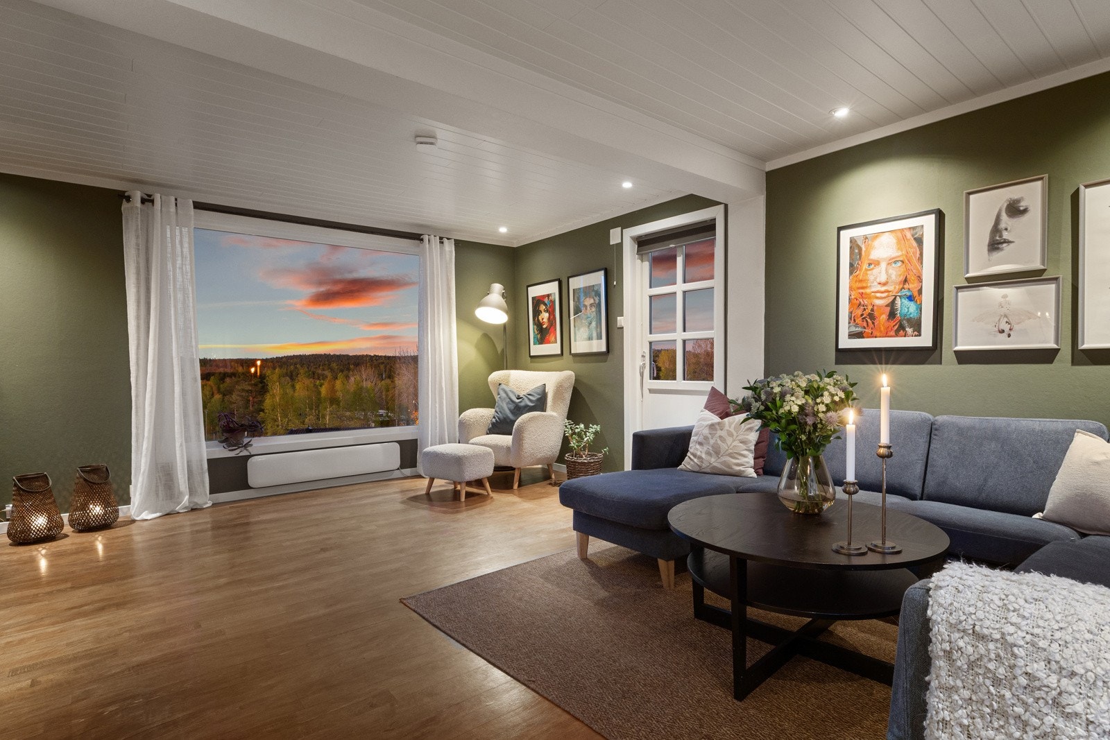 Kveldsstemning Galleribilde