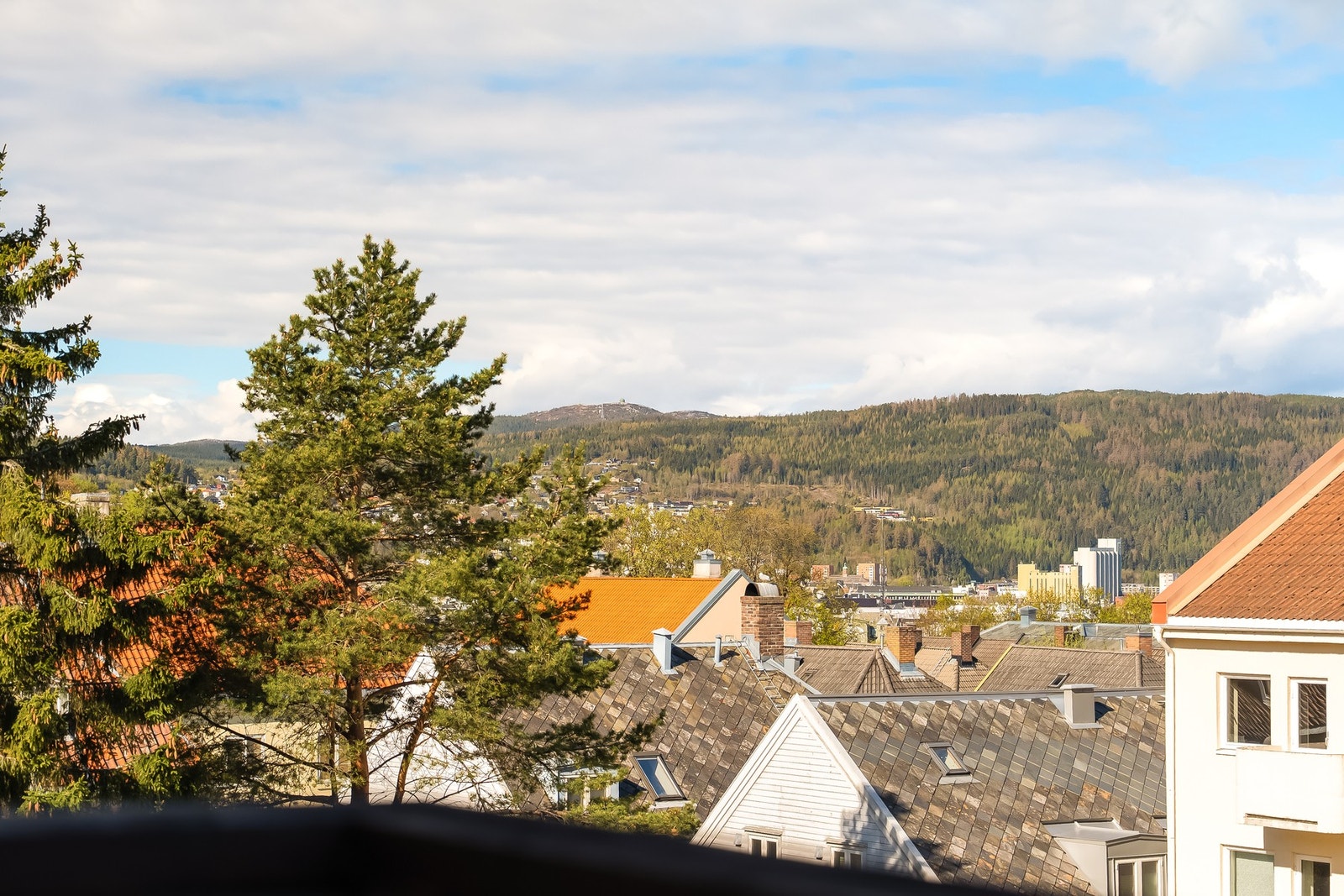 Det er også utsikt mot Byåsen og Gråkallen. Galleribilde